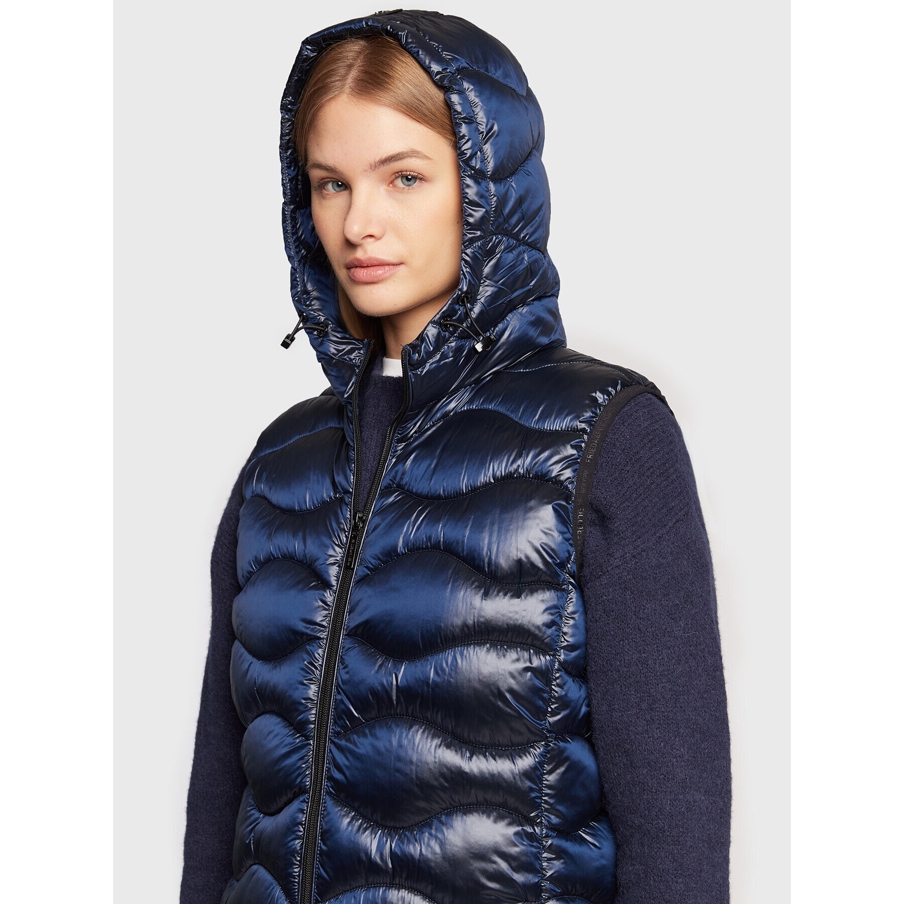 Frieda & Freddies Елек 8504 Тъмносин Regular Fit - Pepit.bg