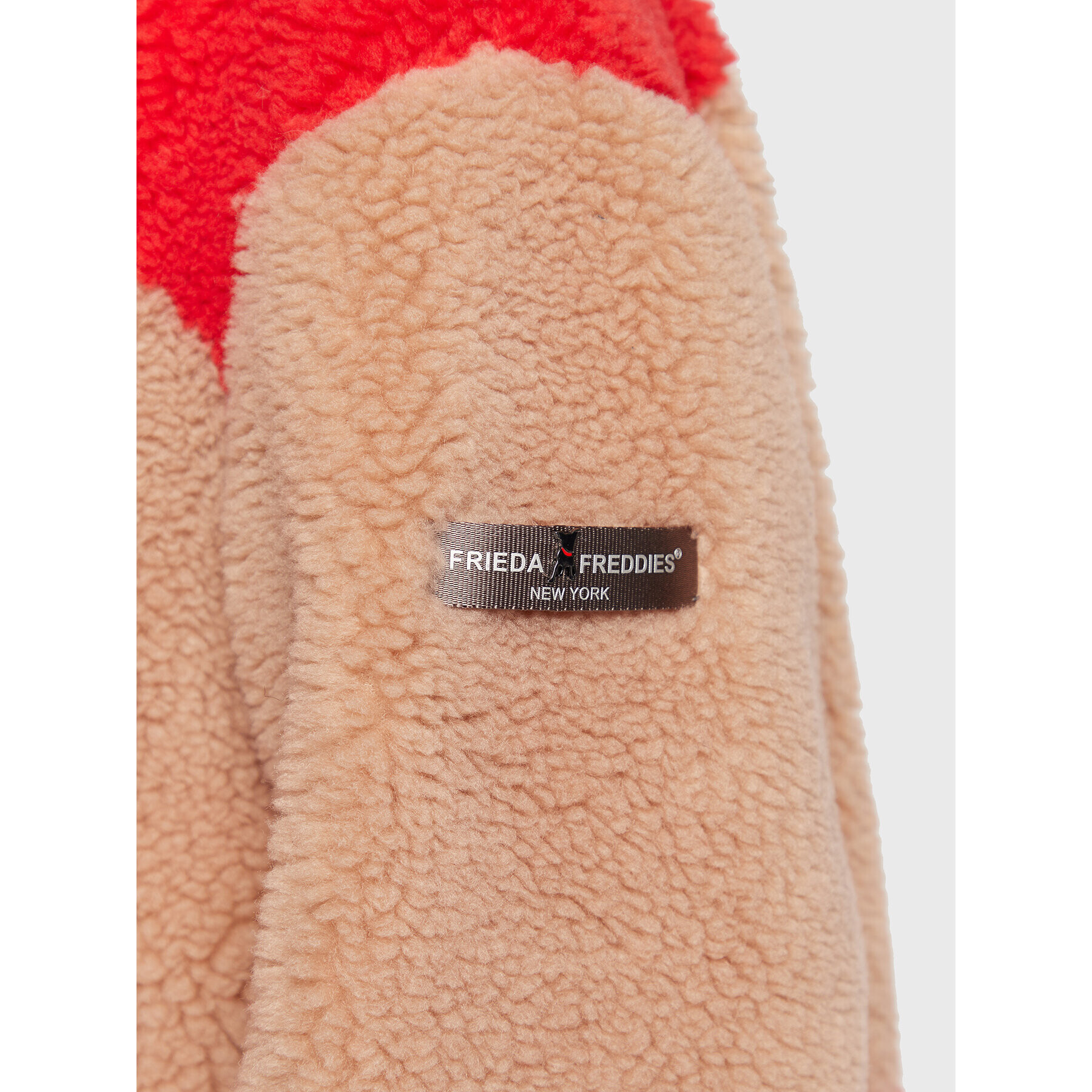 Frieda & Freddies Кожено палто 8808 Бежов Relaxed Fit - Pepit.bg