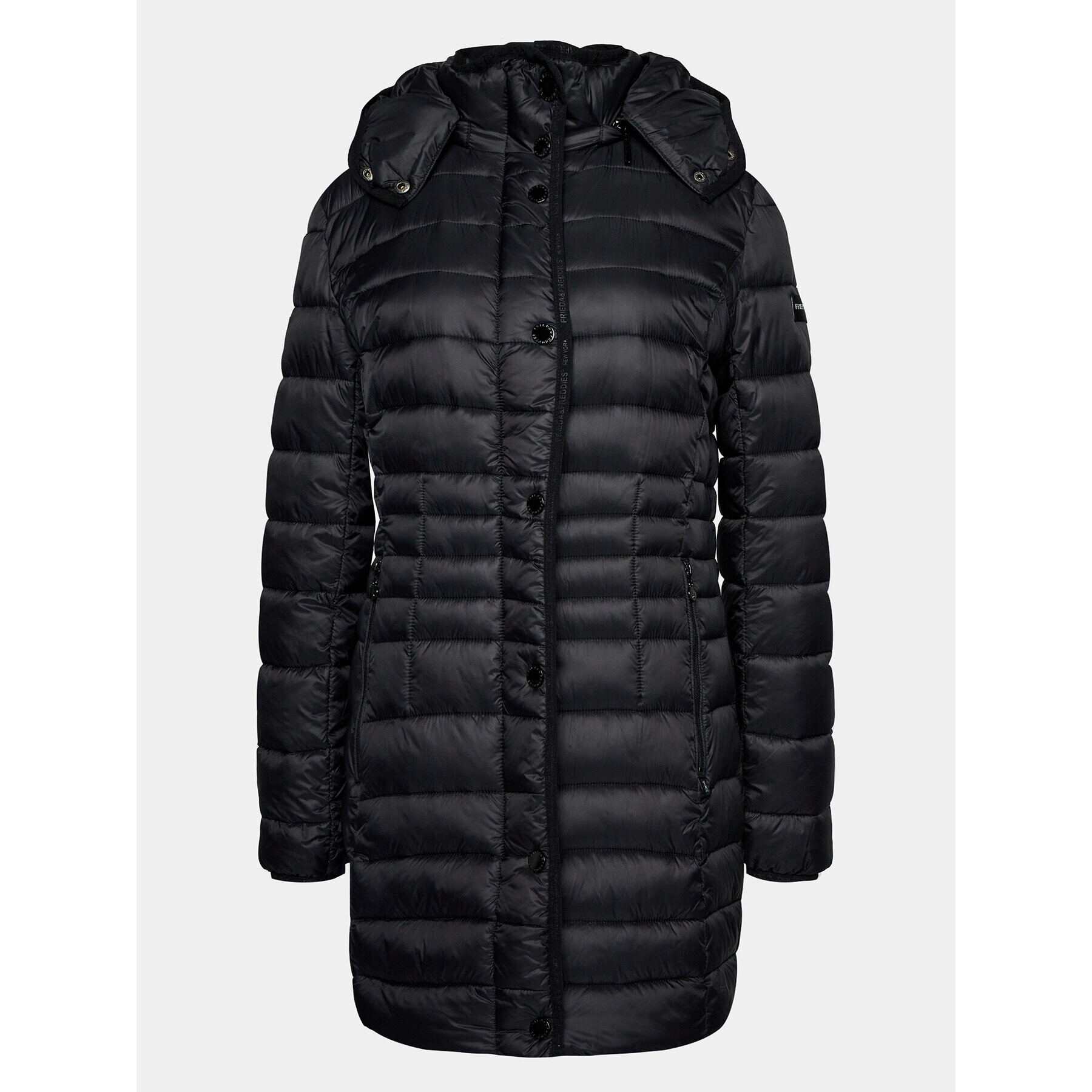 Frieda & Freddies Пухено яке 1726 Черен Regular Fit - Pepit.bg