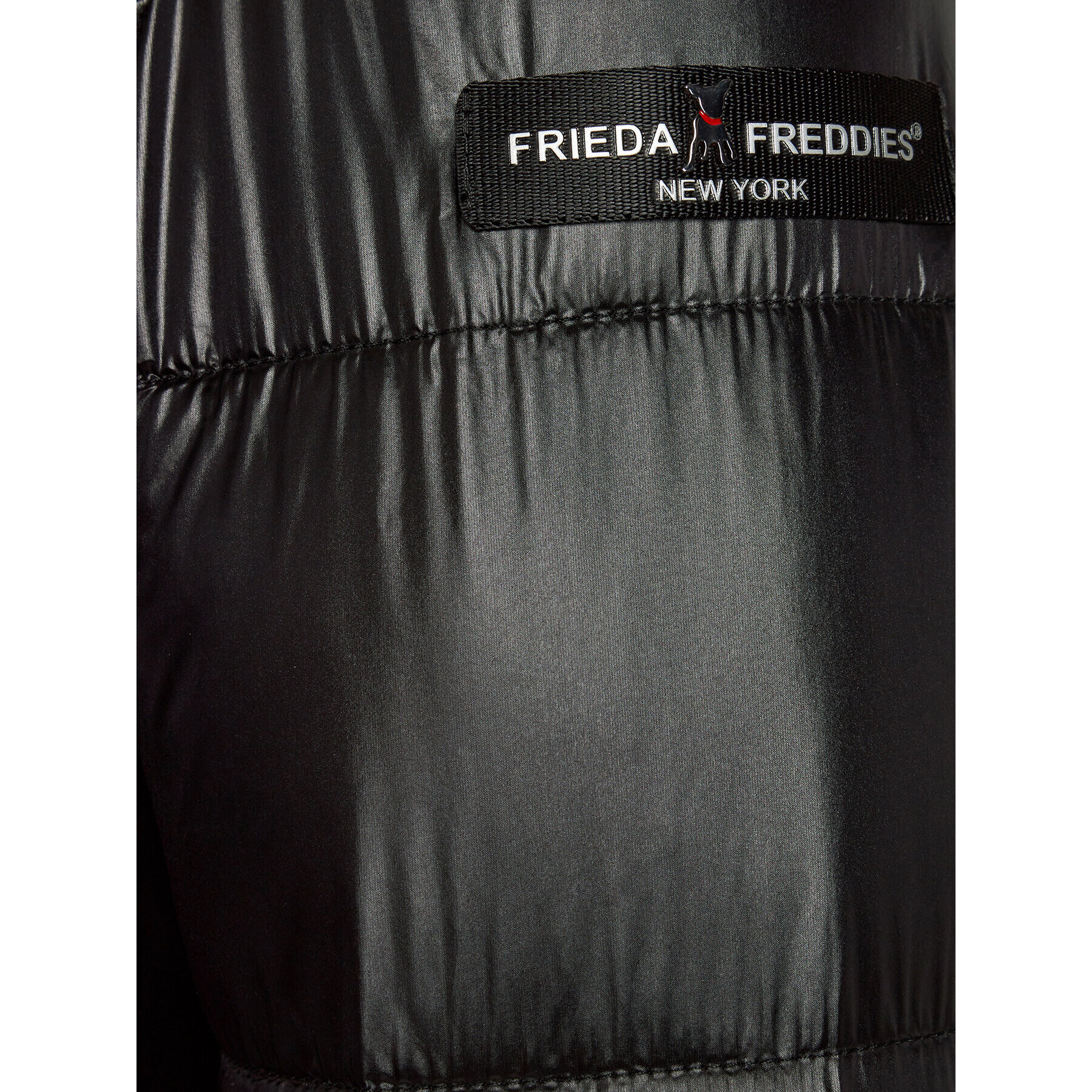 Frieda & Freddies Пухено яке 1847C Черен Regular Fit - Pepit.bg