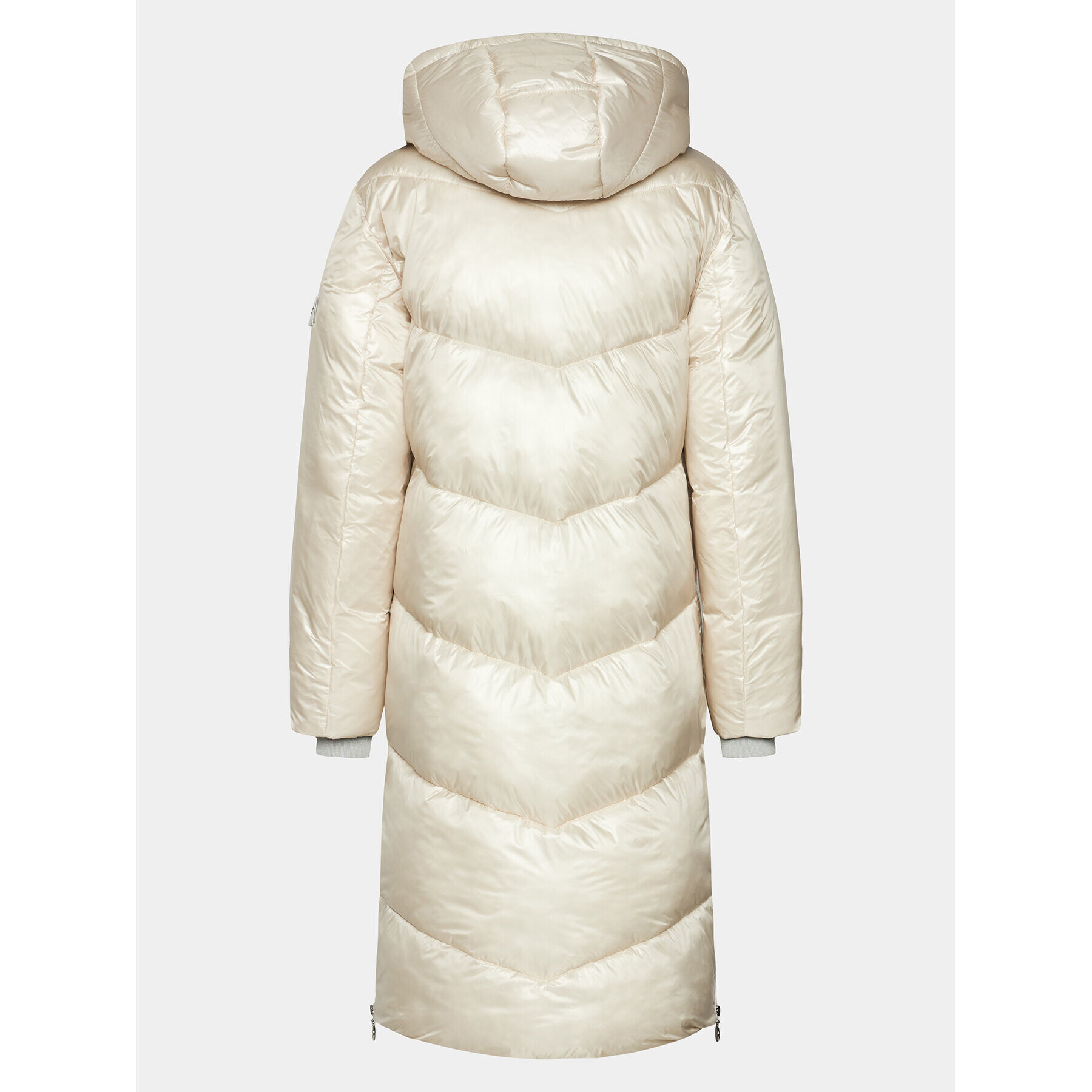 Frieda & Freddies Пухено яке 1870A Екрю Regular Fit - Pepit.bg