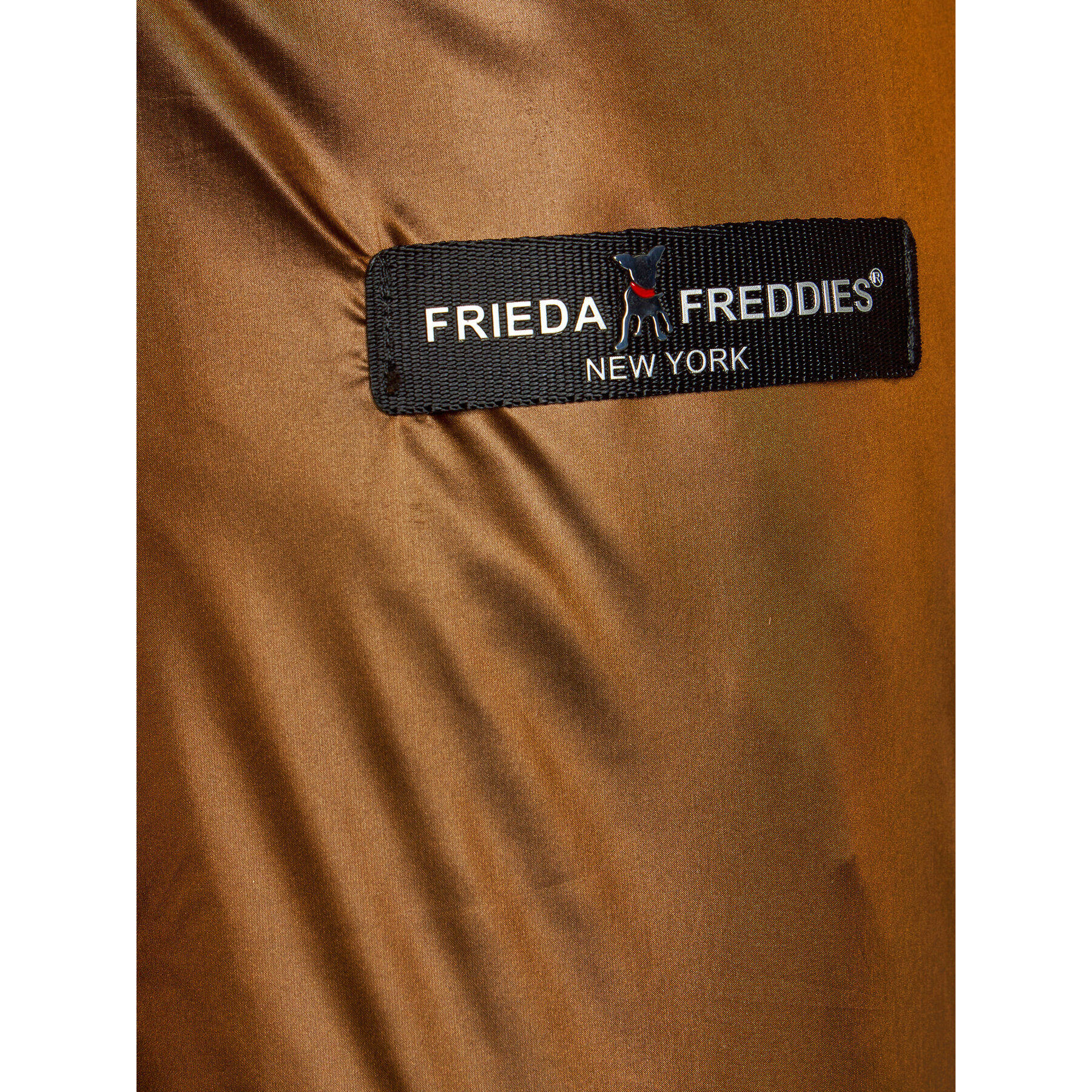 Frieda & Freddies Пухено яке 1870A Кафяв Regular Fit - Pepit.bg