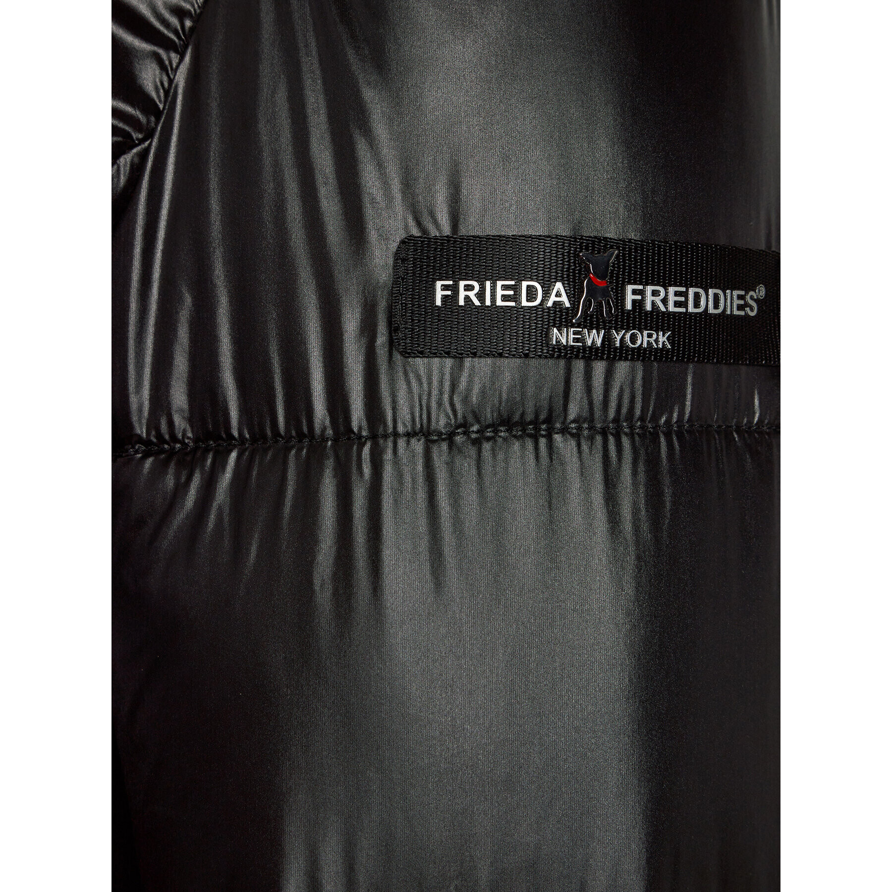 Frieda & Freddies Пухено яке 1880A Черен Regular Fit - Pepit.bg