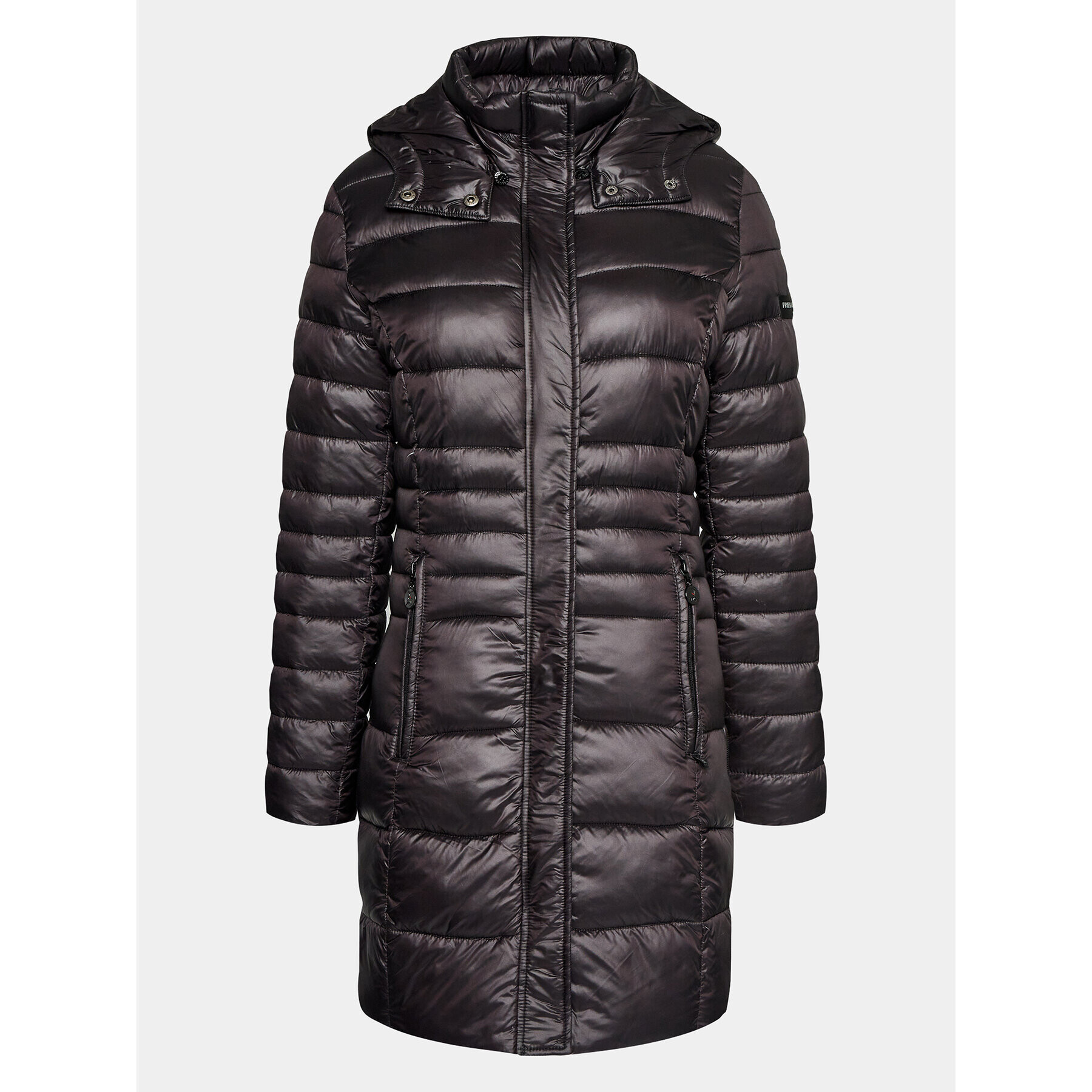 Frieda & Freddies Пухено яке 1884A Черен Regular Fit - Pepit.bg