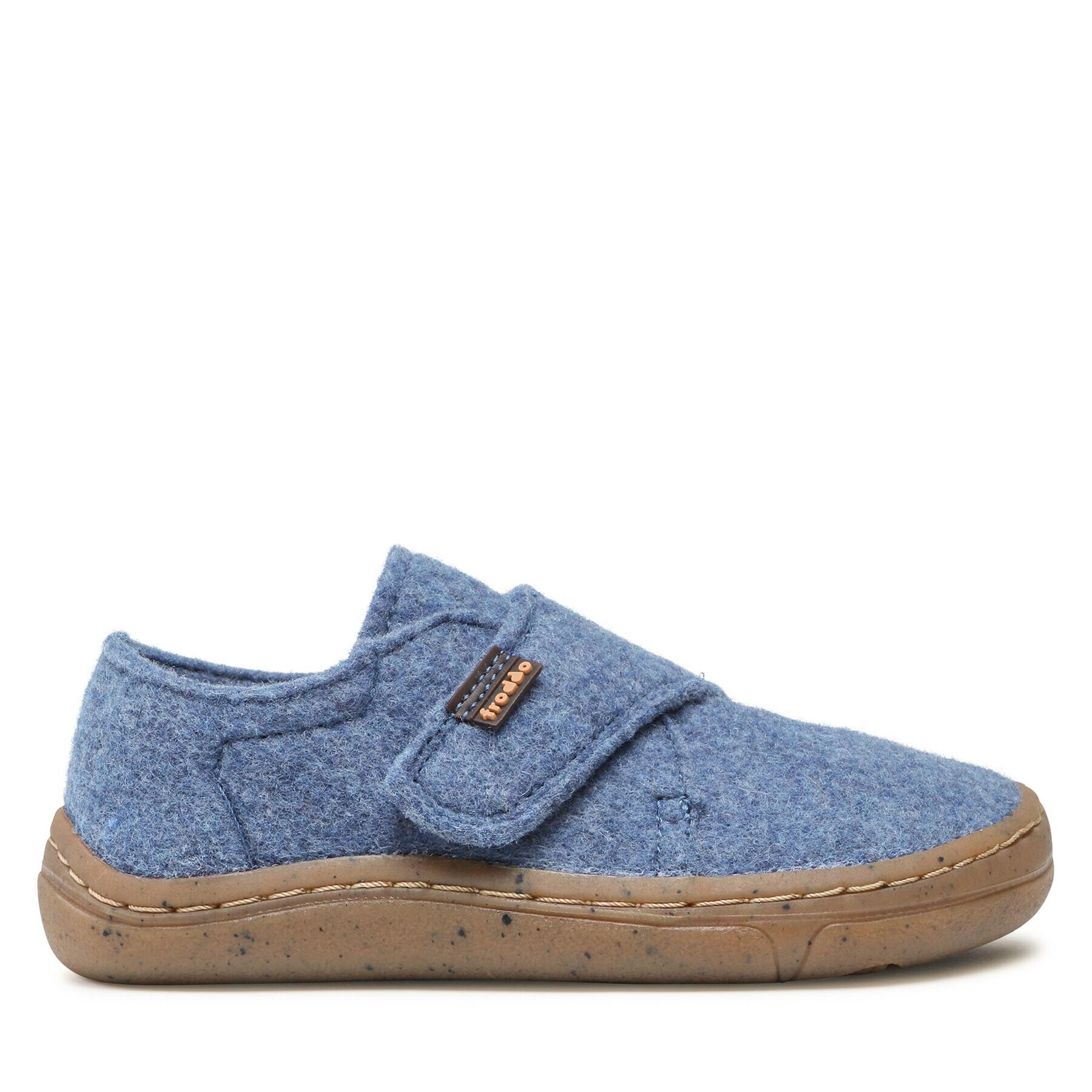 Froddo Пантофи Barefoot Wooly Slippers G1700341-1 Син - Pepit.bg