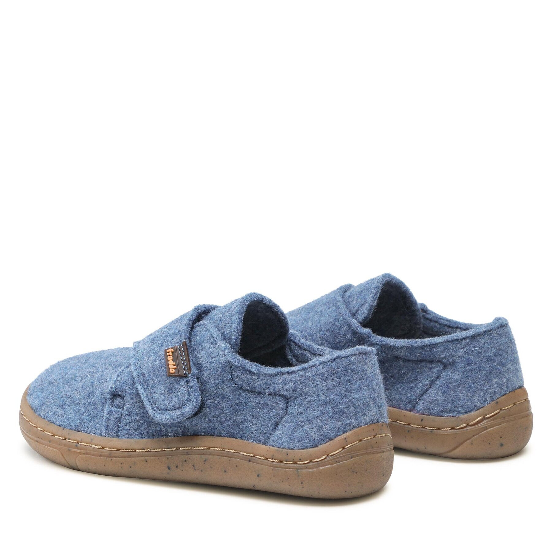 Froddo Пантофи Barefoot Wooly Slippers G1700341-1 Син - Pepit.bg