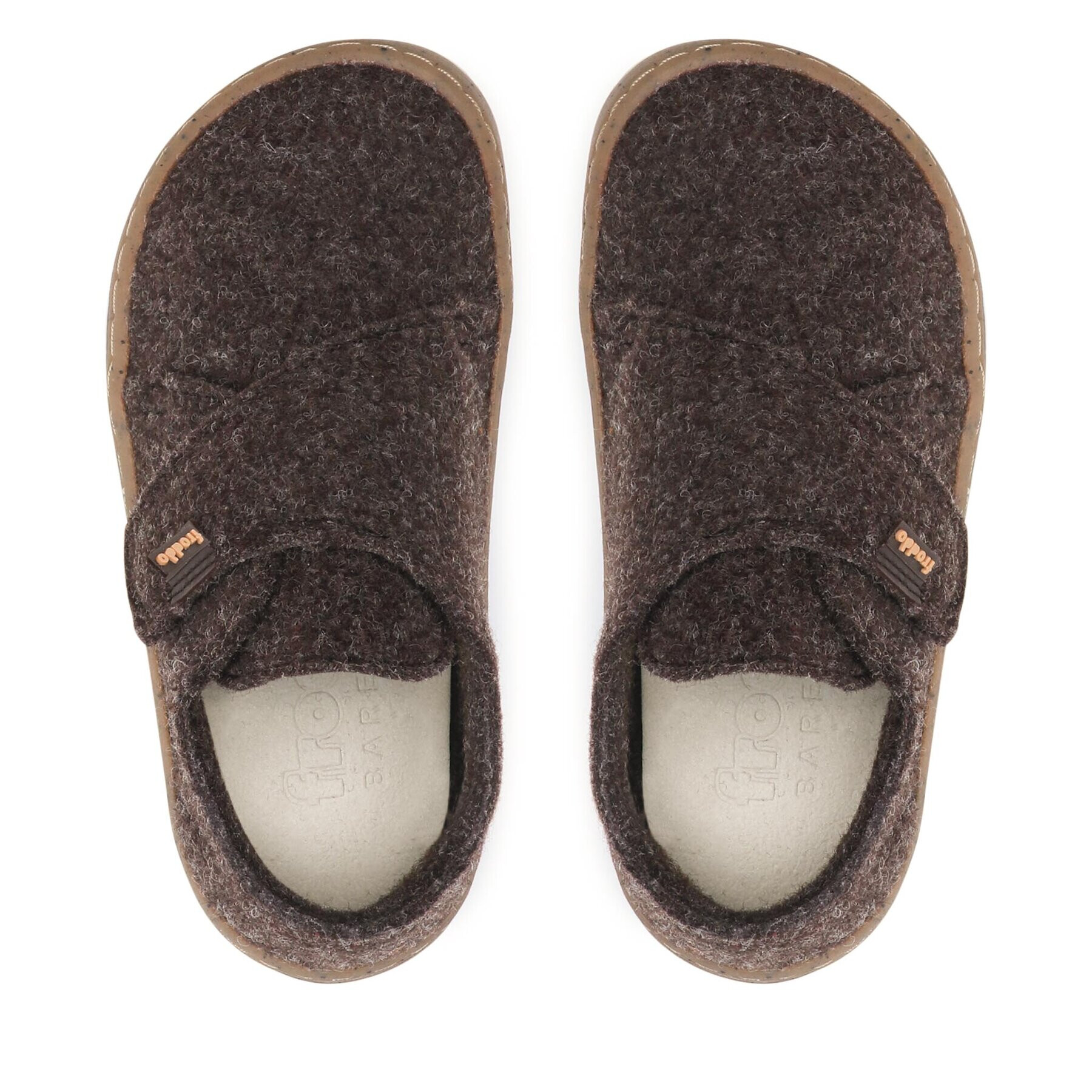 Froddo Пантофи Barefoot Wooly Slippers G1700341-3 Кафяв - Pepit.bg