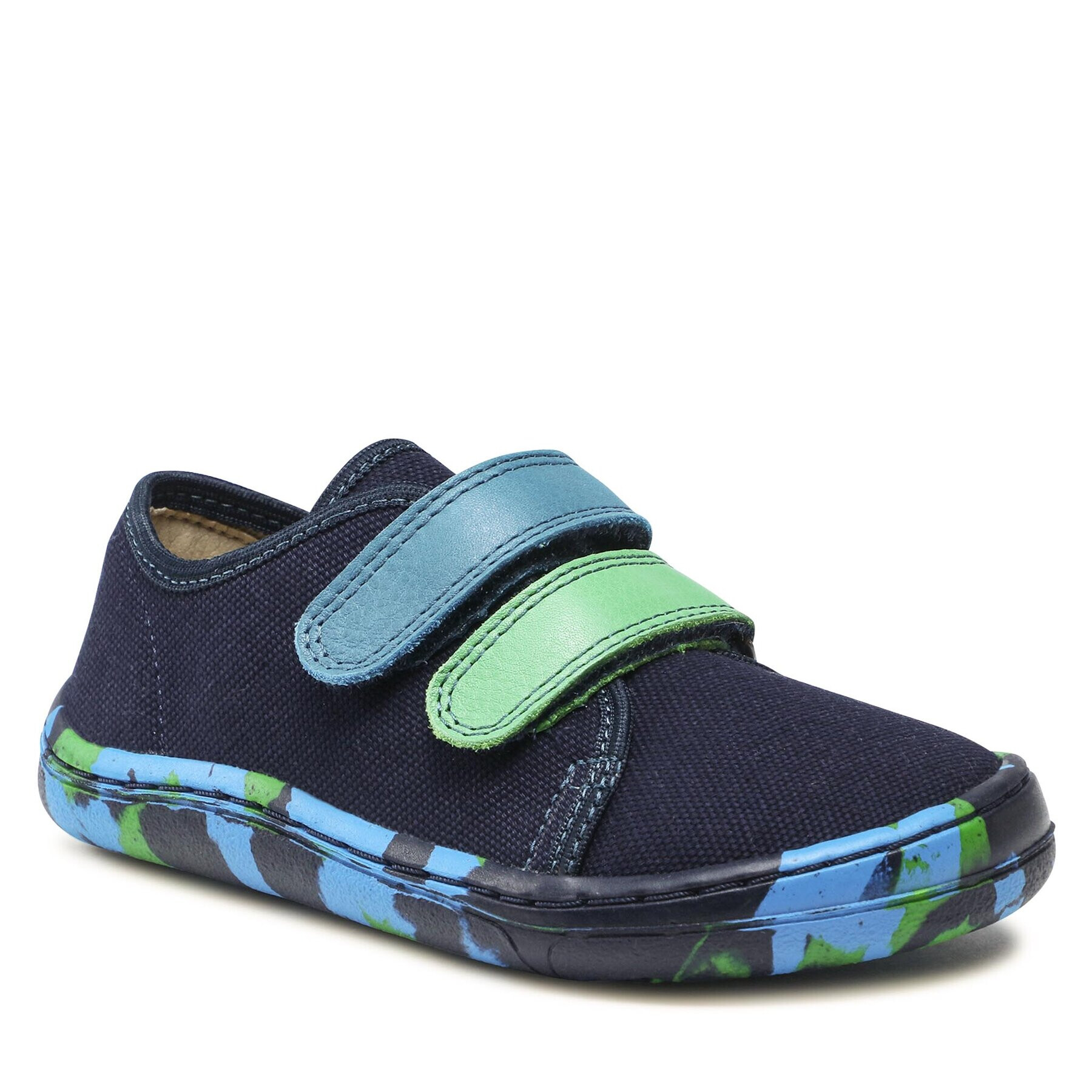 Froddo Сникърси Barefoot Canvas G1700358-1 S Син - Pepit.bg