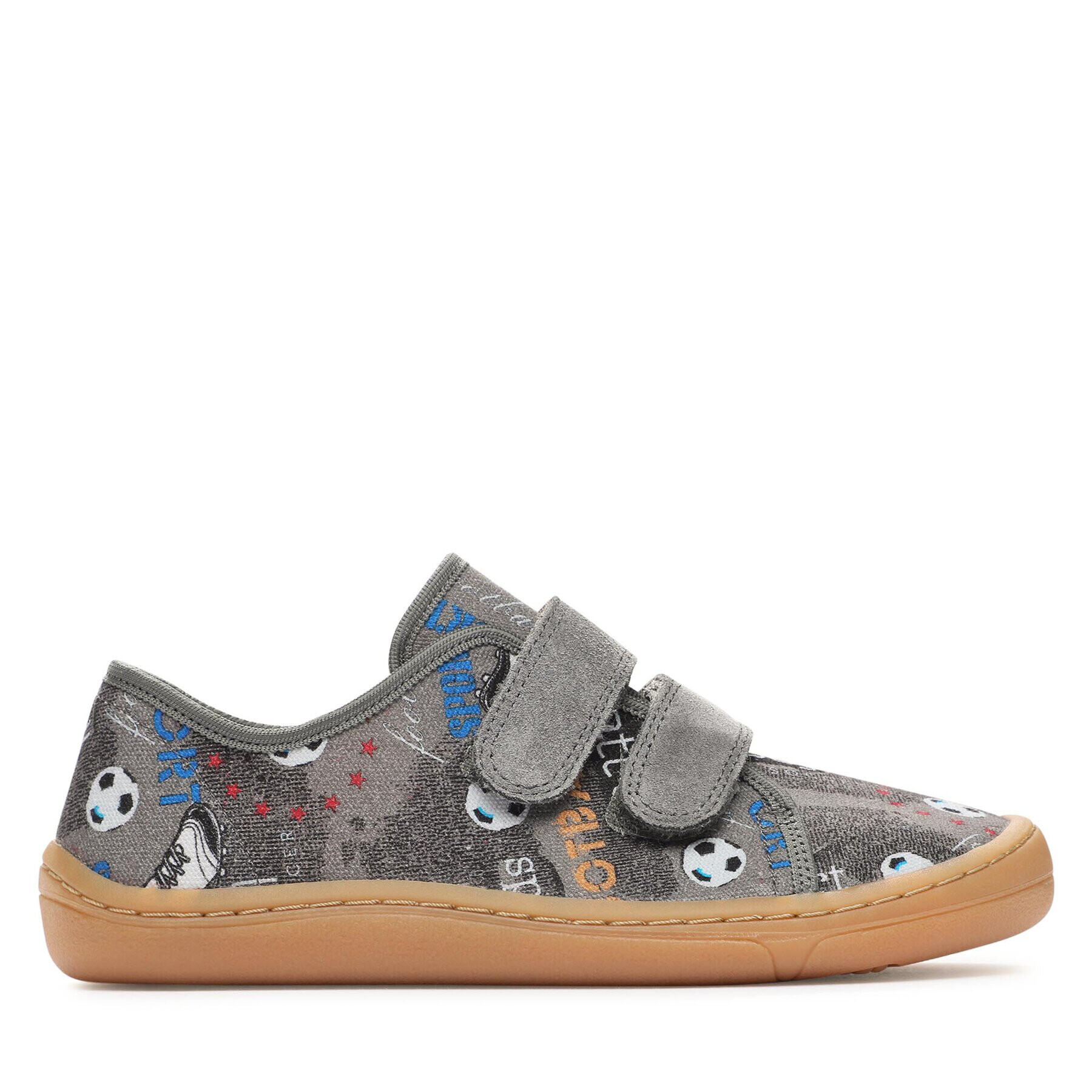 Froddo Сникърси Barefoot Canvas G1700358-7 D Сив - Pepit.bg