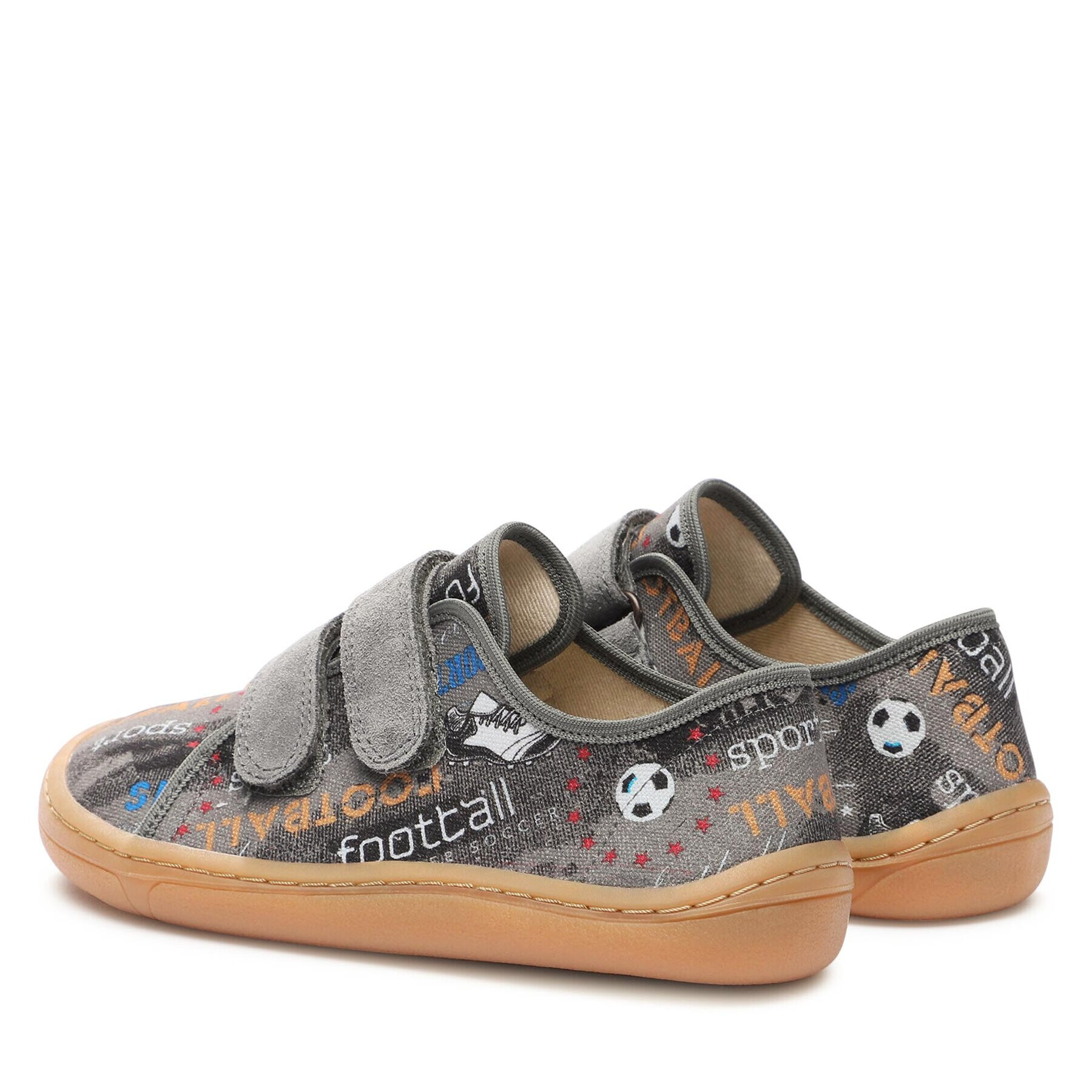 Froddo Сникърси Barefoot Canvas G1700358-7 D Сив - Pepit.bg