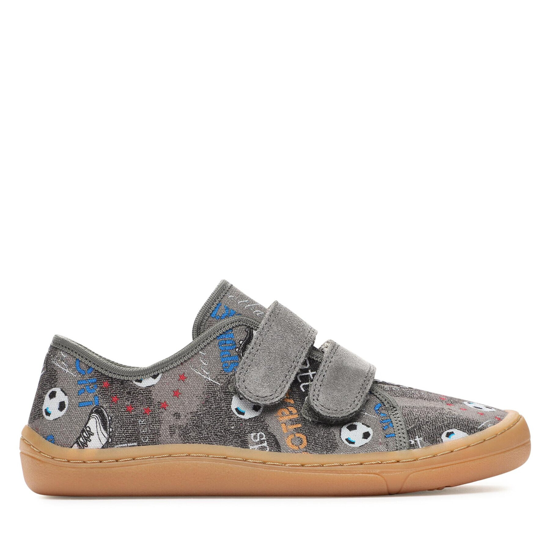 Froddo Сникърси Barefoot Canvas G1700358-7 D Сив - Pepit.bg