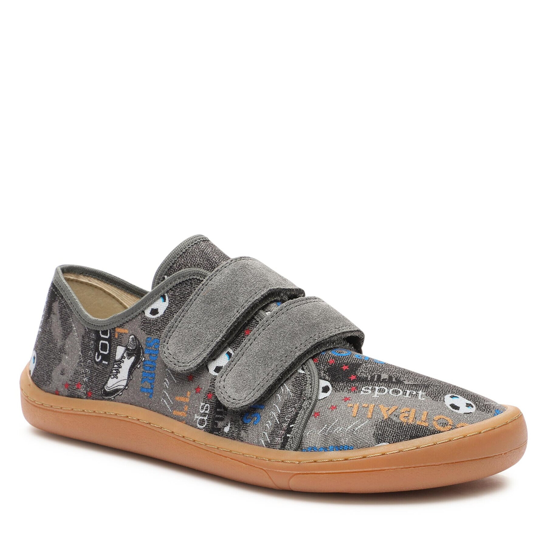 Froddo Сникърси Barefoot Canvas G1700358-7 Dd Сив - Pepit.bg