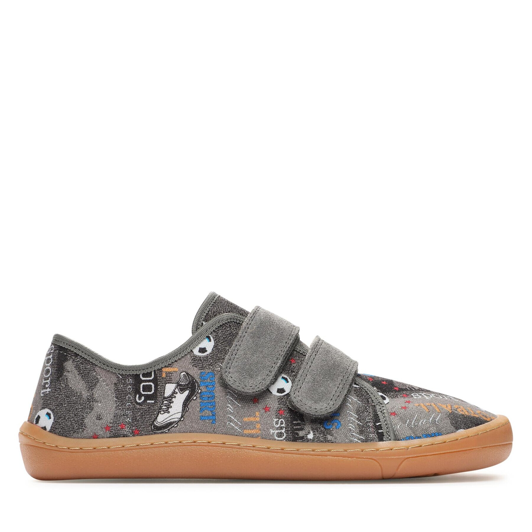 Froddo Сникърси Barefoot Canvas G1700358-7 Dd Сив - Pepit.bg