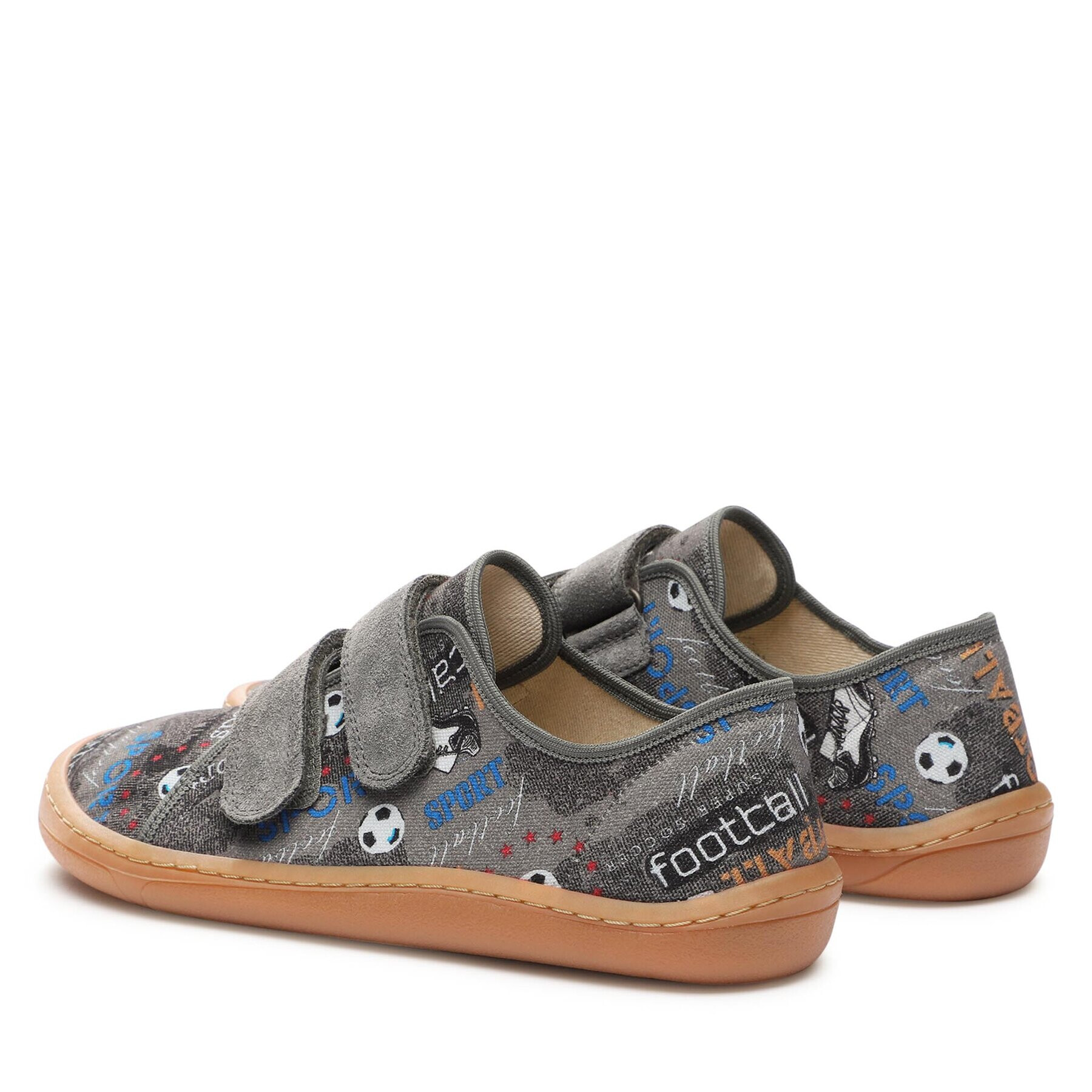 Froddo Сникърси Barefoot Canvas G1700358-7 Dd Сив - Pepit.bg