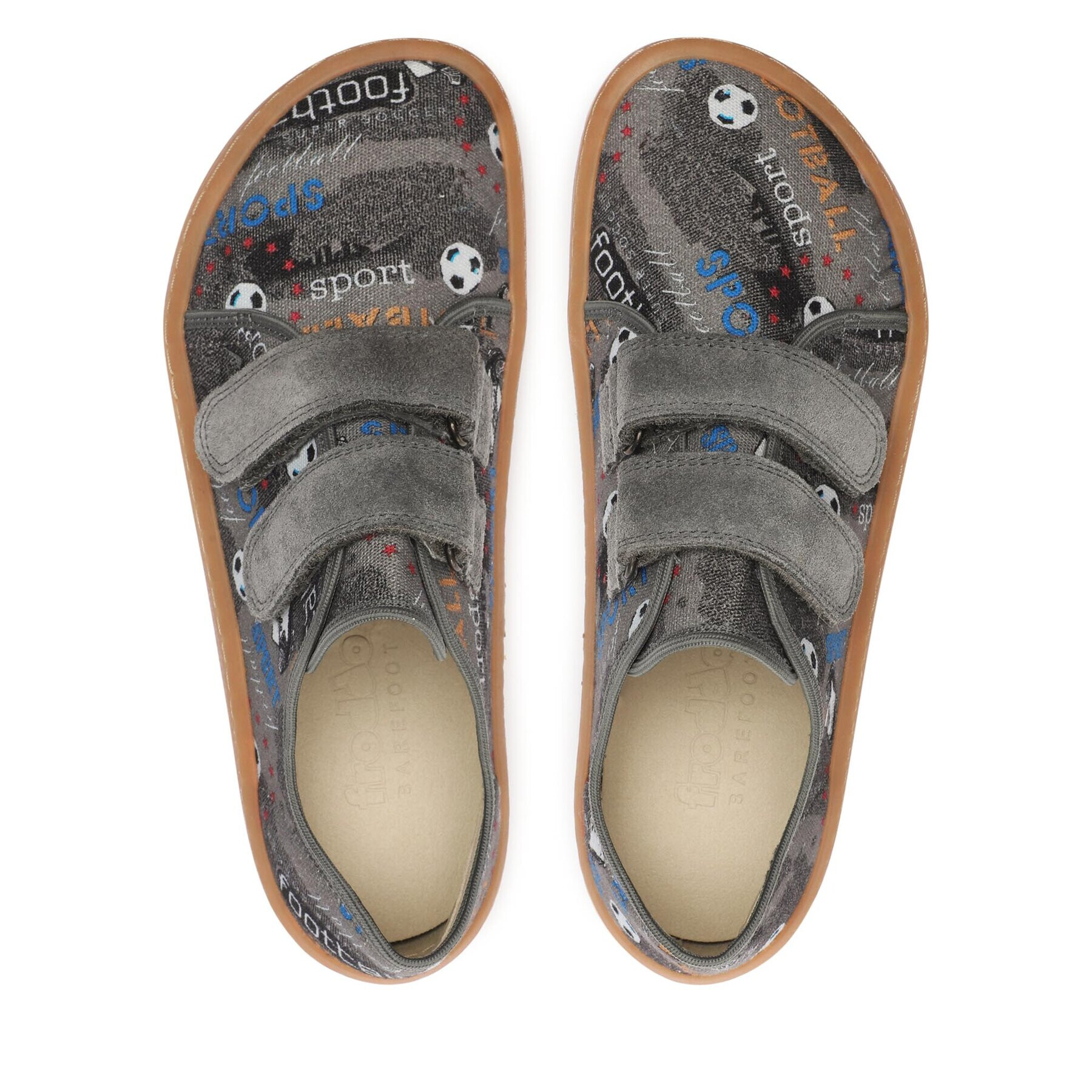 Froddo Сникърси Barefoot Canvas G1700358-7 Dd Сив - Pepit.bg