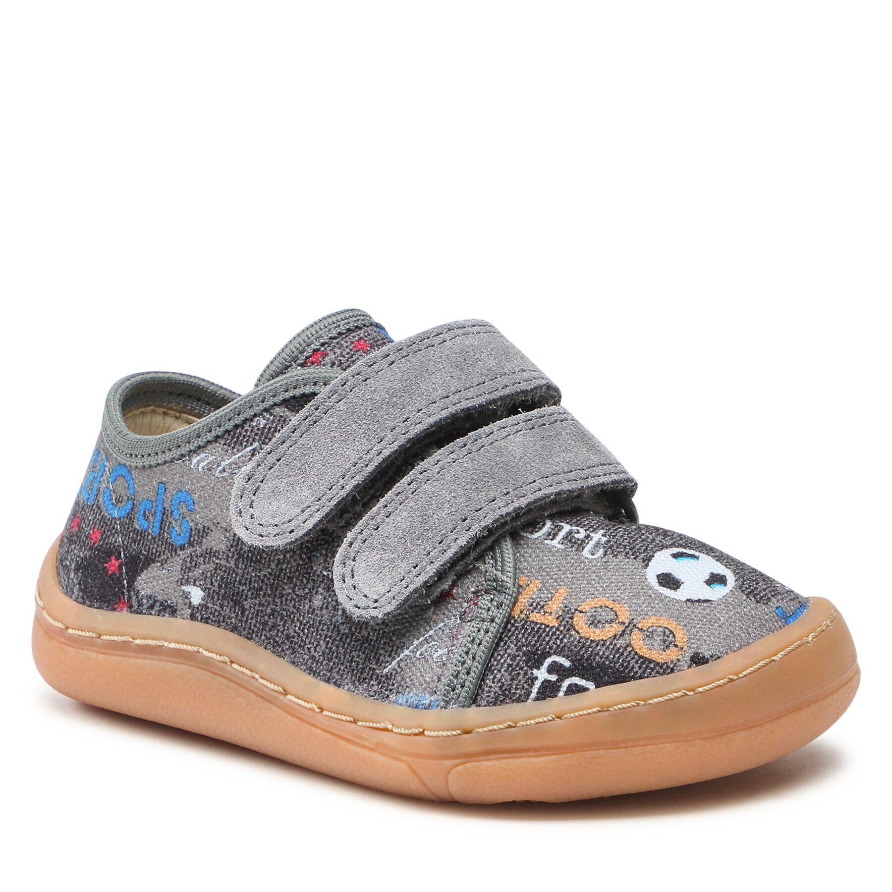 Froddo Сникърси Barefoot Canvas G1700358-7 M Сив - Pepit.bg