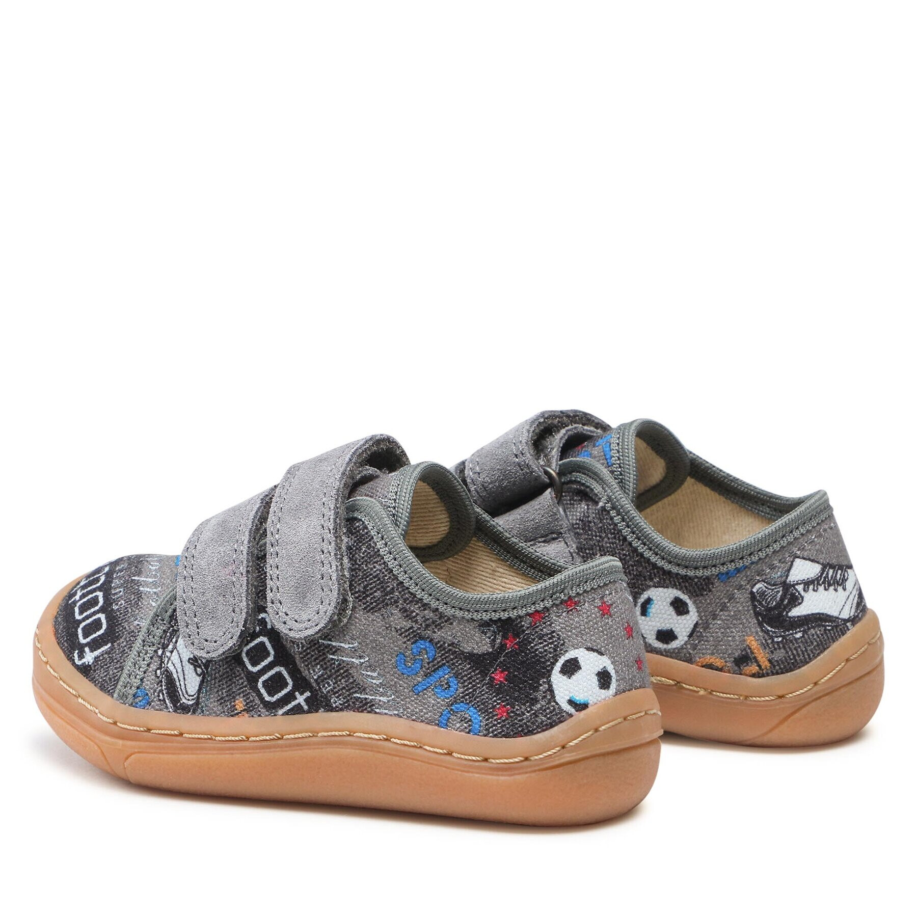 Froddo Сникърси Barefoot Canvas G1700358-7 M Сив - Pepit.bg