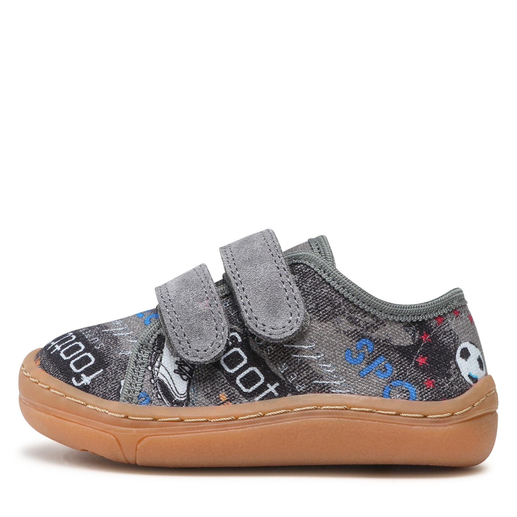 Froddo Сникърси Barefoot Canvas G1700358-7 M Сив - Pepit.bg