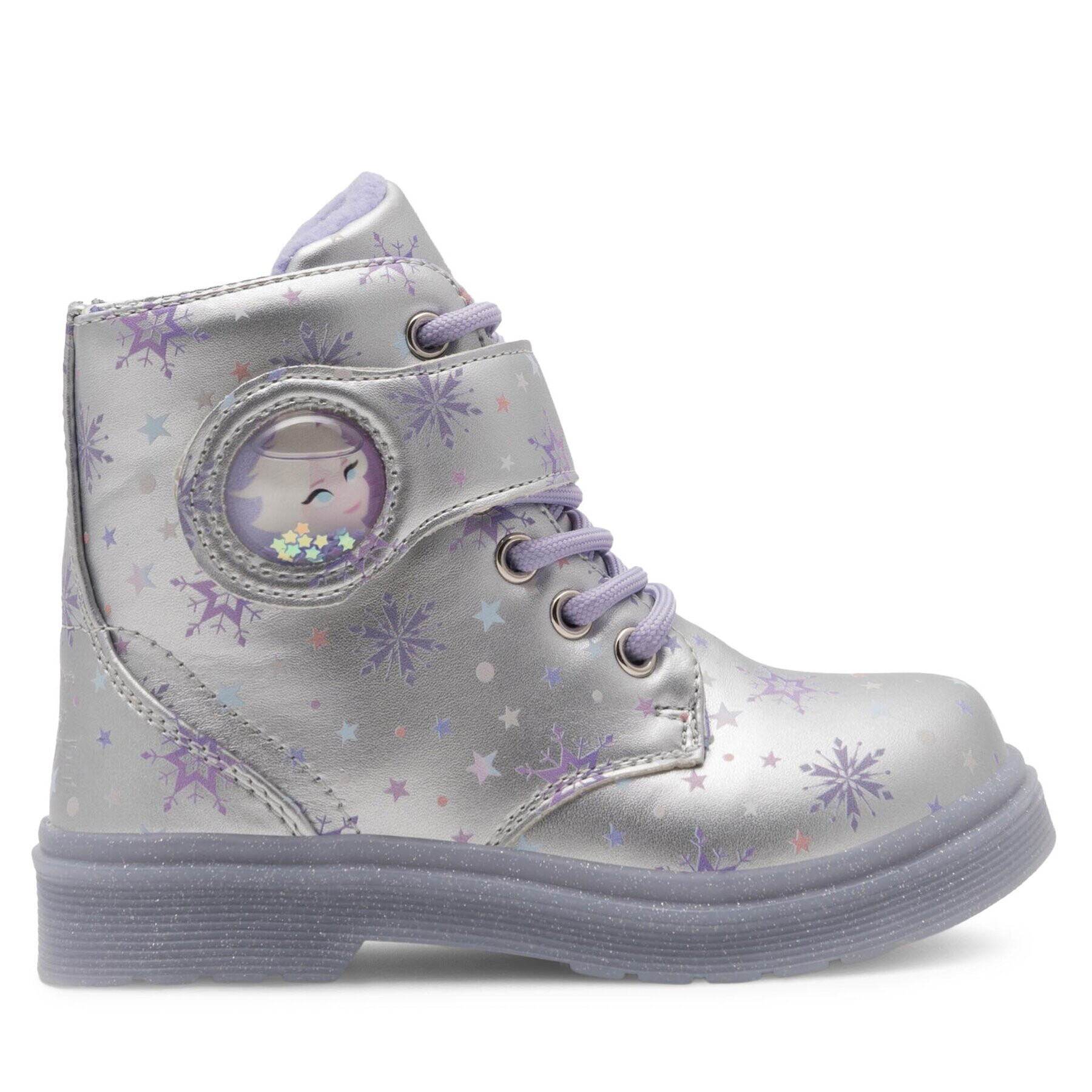 Frozen Зимни обувки AW23-37DFR Сребрист - Pepit.bg