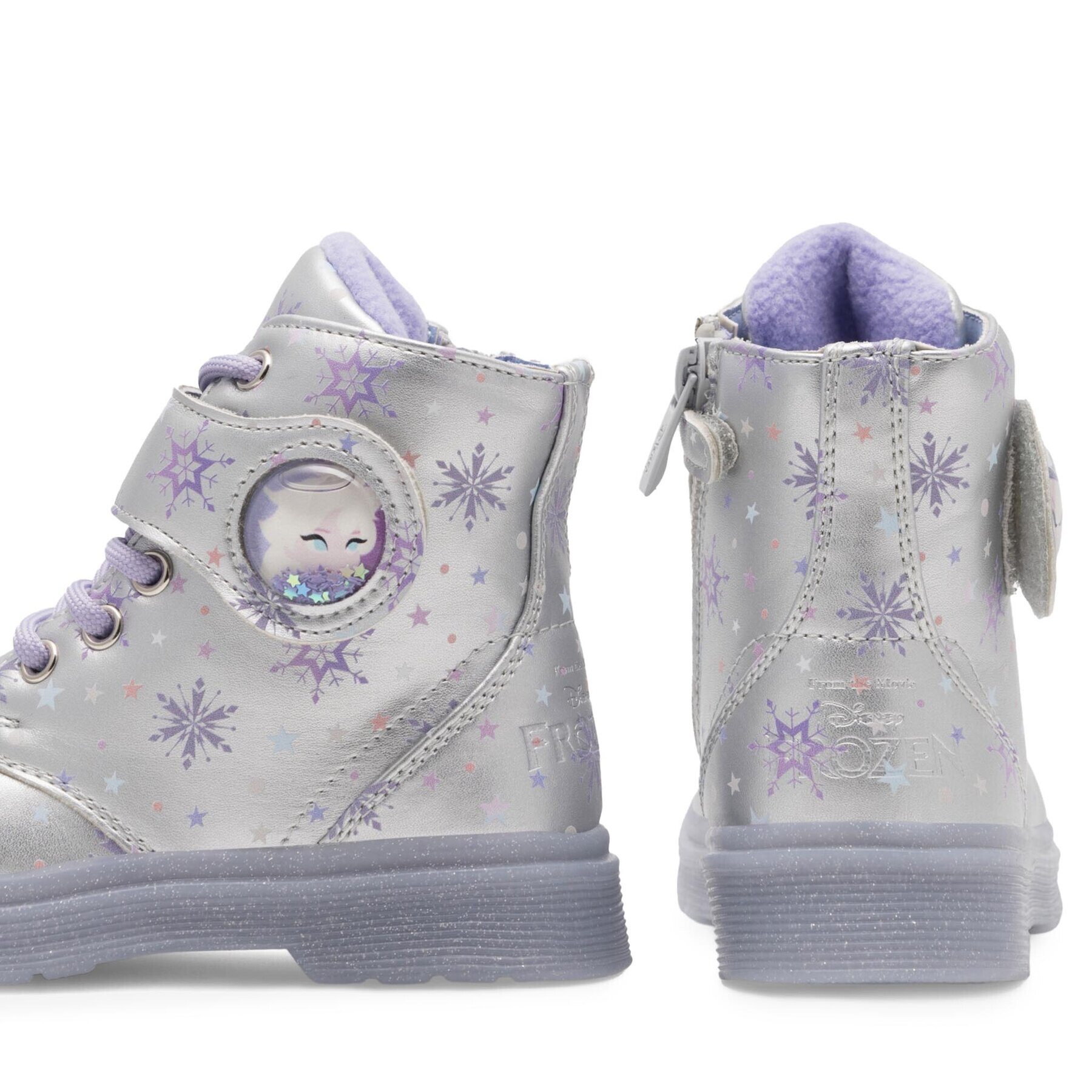 Frozen Зимни обувки AW23-37DFR Сребрист - Pepit.bg