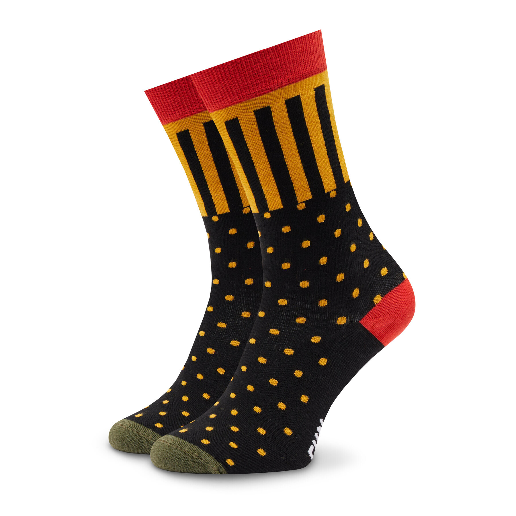 Fun Socks Комплект 4 чифта дълги чорапи унисекс FS-FU71107 Черен - Pepit.bg