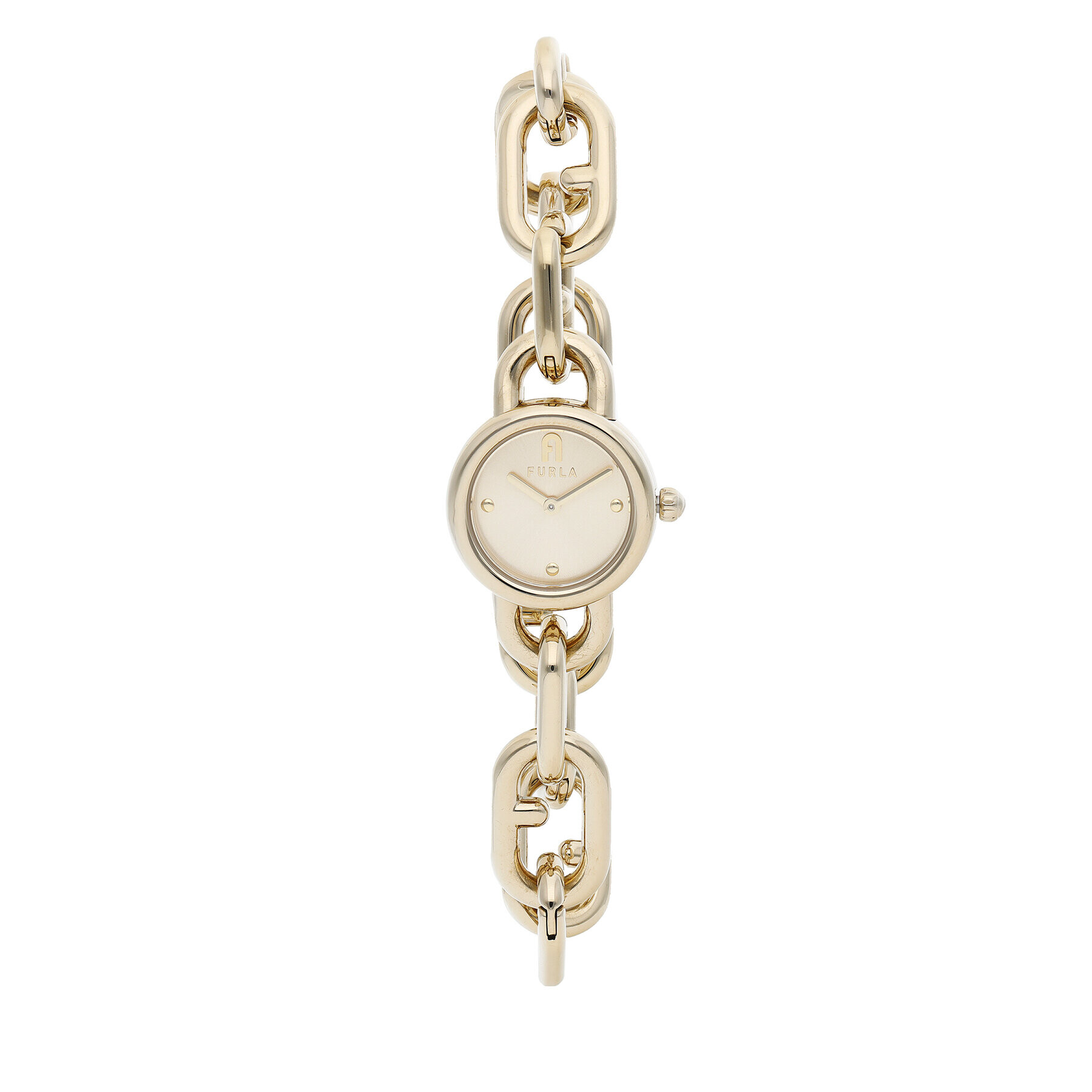 Furla Часовник Chain Bracelet WW00032-MT0000-OR000-1-007-20-CN-W Златист - Pepit.bg