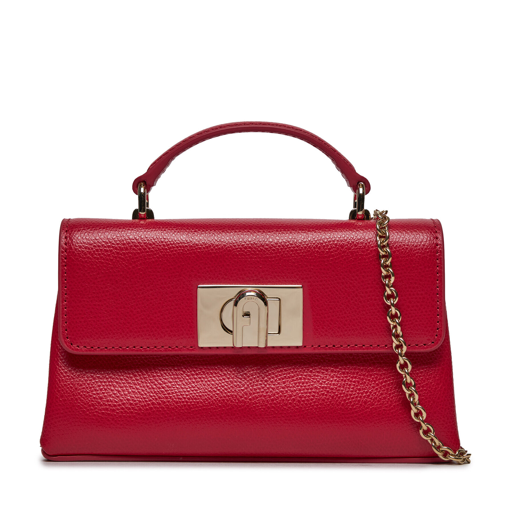 Furla Дамска чанта 1927 Mini Crossbody Top WE00423ARE0002673S1007 Червен - Pepit.bg