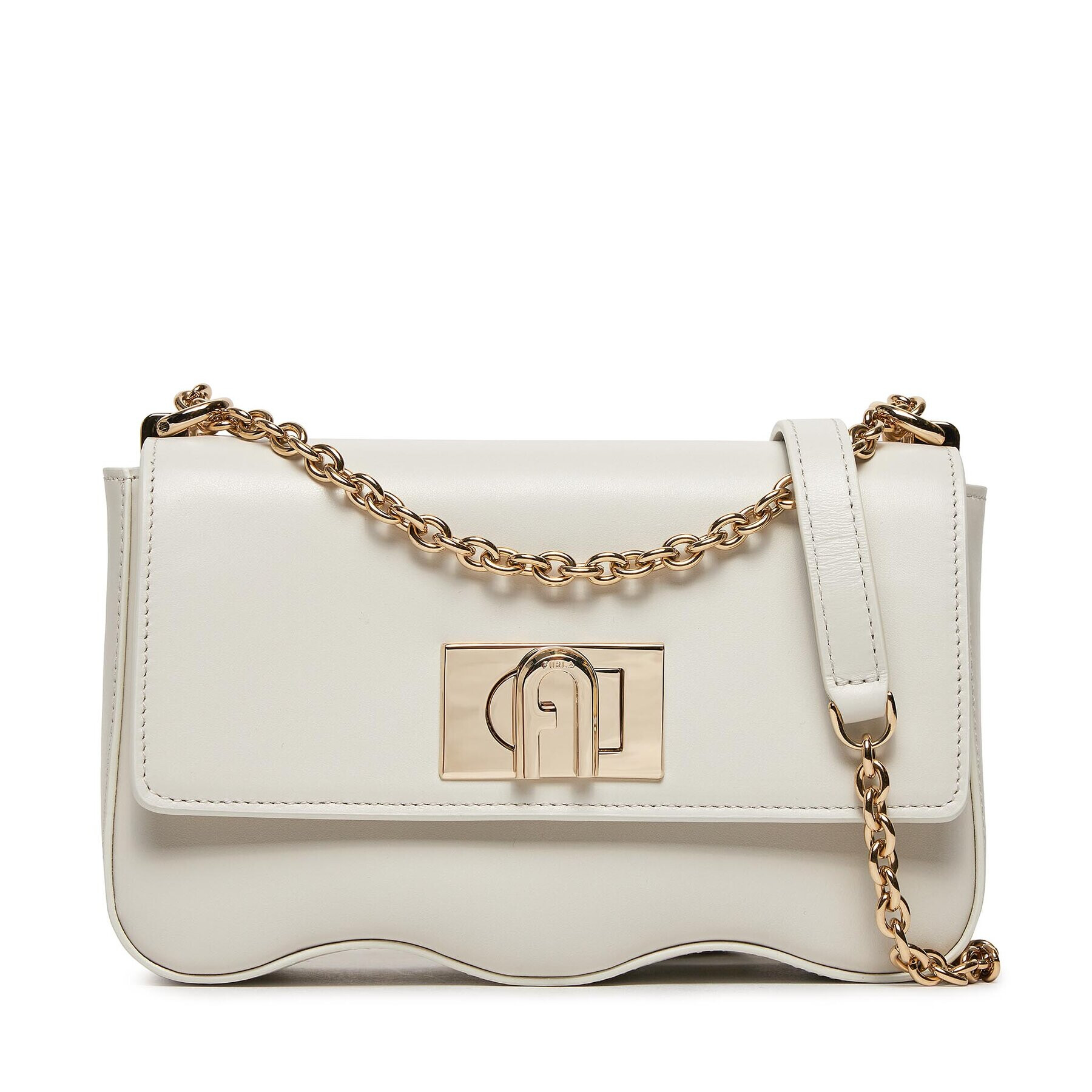 Furla Дамска чанта 1927 Mini Crossbody Wave WB01155-AX0733-1704S-1007 Екрю - Pepit.bg