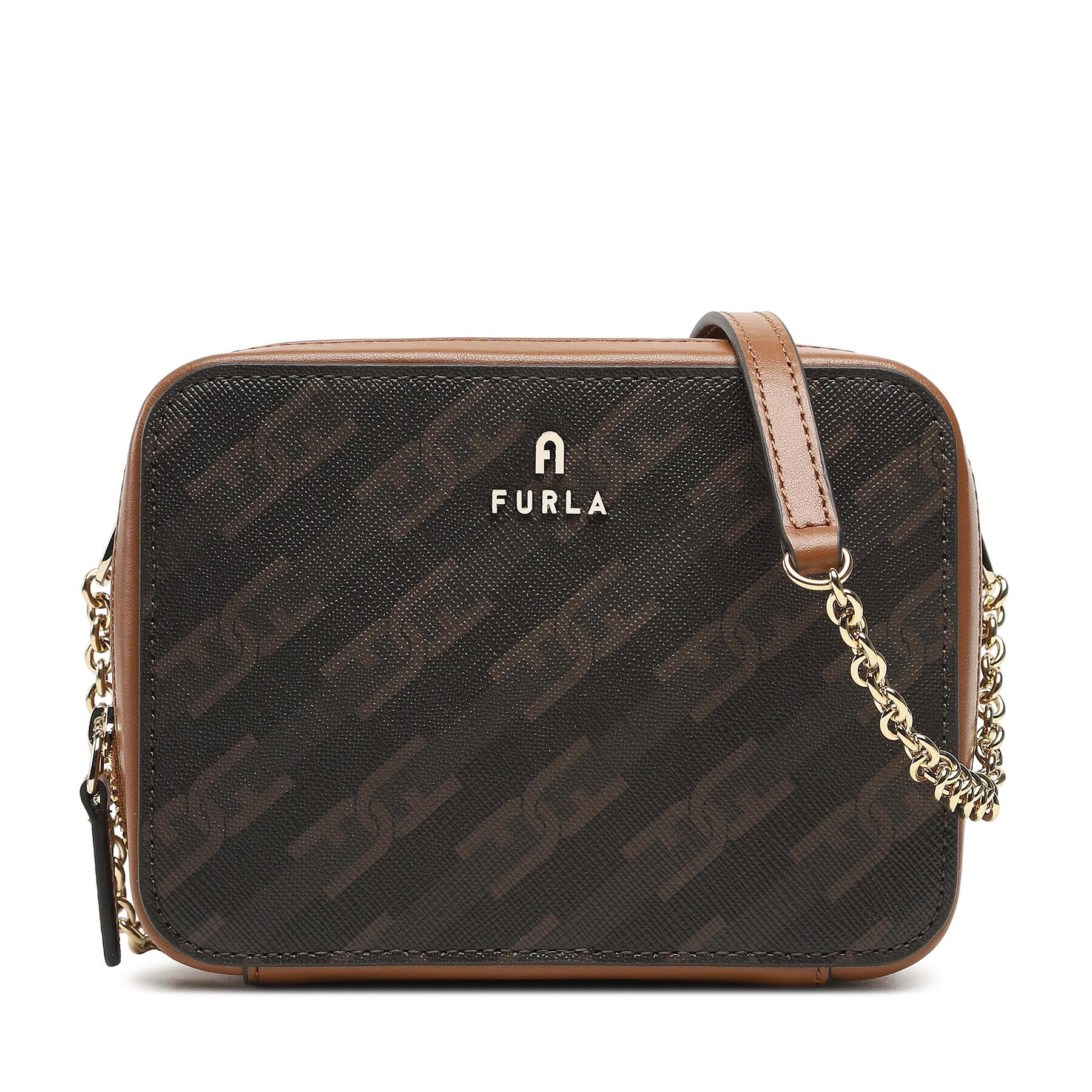 Furla Дамска чанта Camelia WE00458-BX1720-0054S-1-007-20-CN-E Кафяв - Pepit.bg