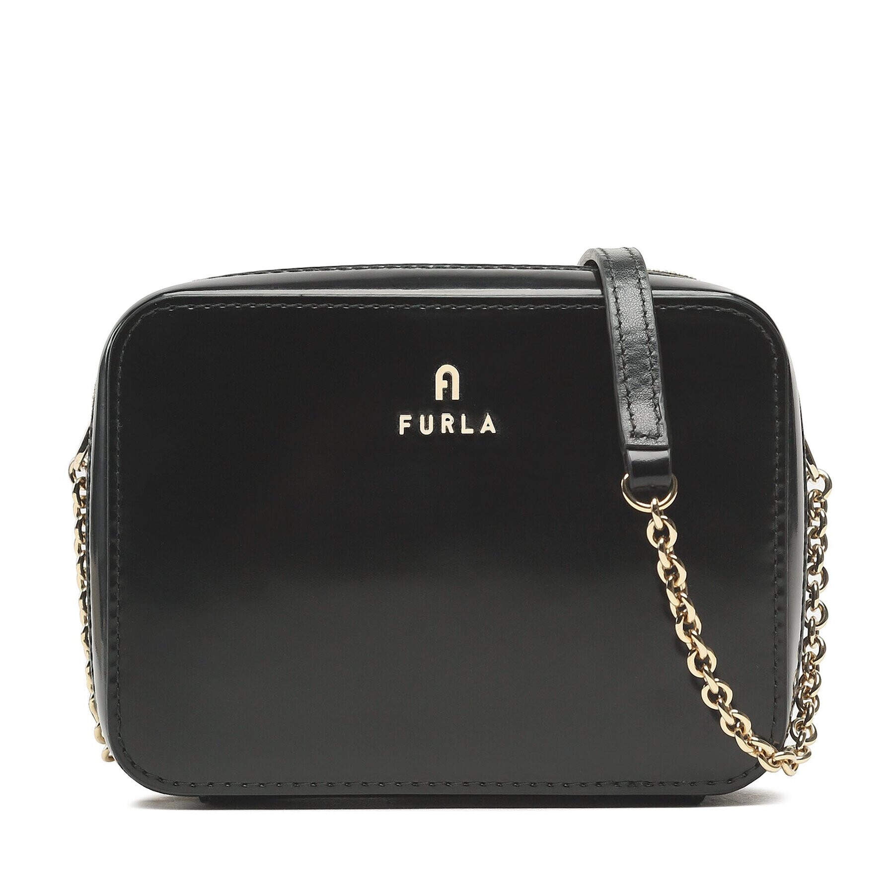 Furla Дамска чанта Camelia WE00458-T20000-O6000-1-007-20-CN-E Черен - Pepit.bg