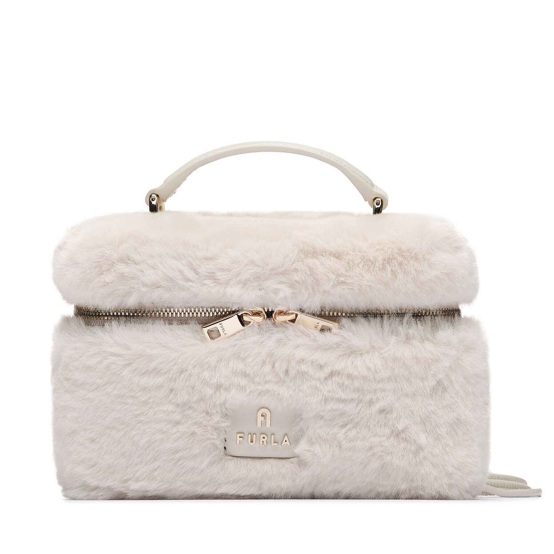 Furla Дамска чанта Camelia WE00510-BX2277-1704S-1007 Екрю - Pepit.bg