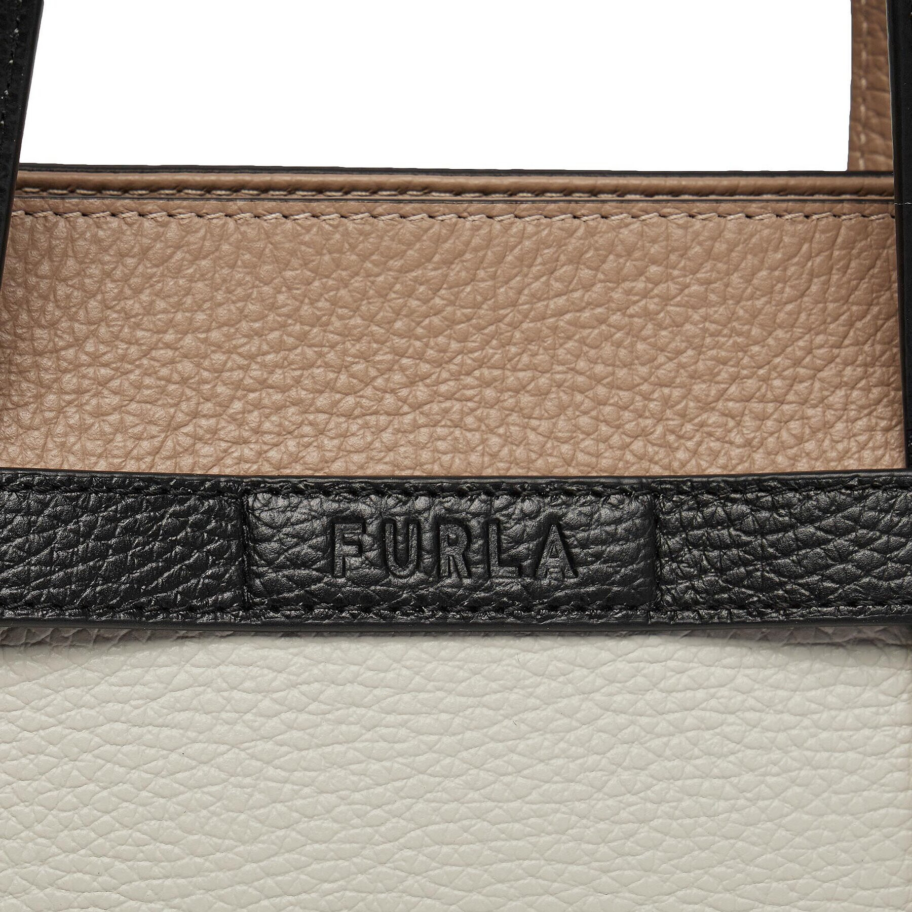 Furla Дамска чанта Giove M Tote WB01108-BX2516-1842S-1007 Екрю - Pepit.bg