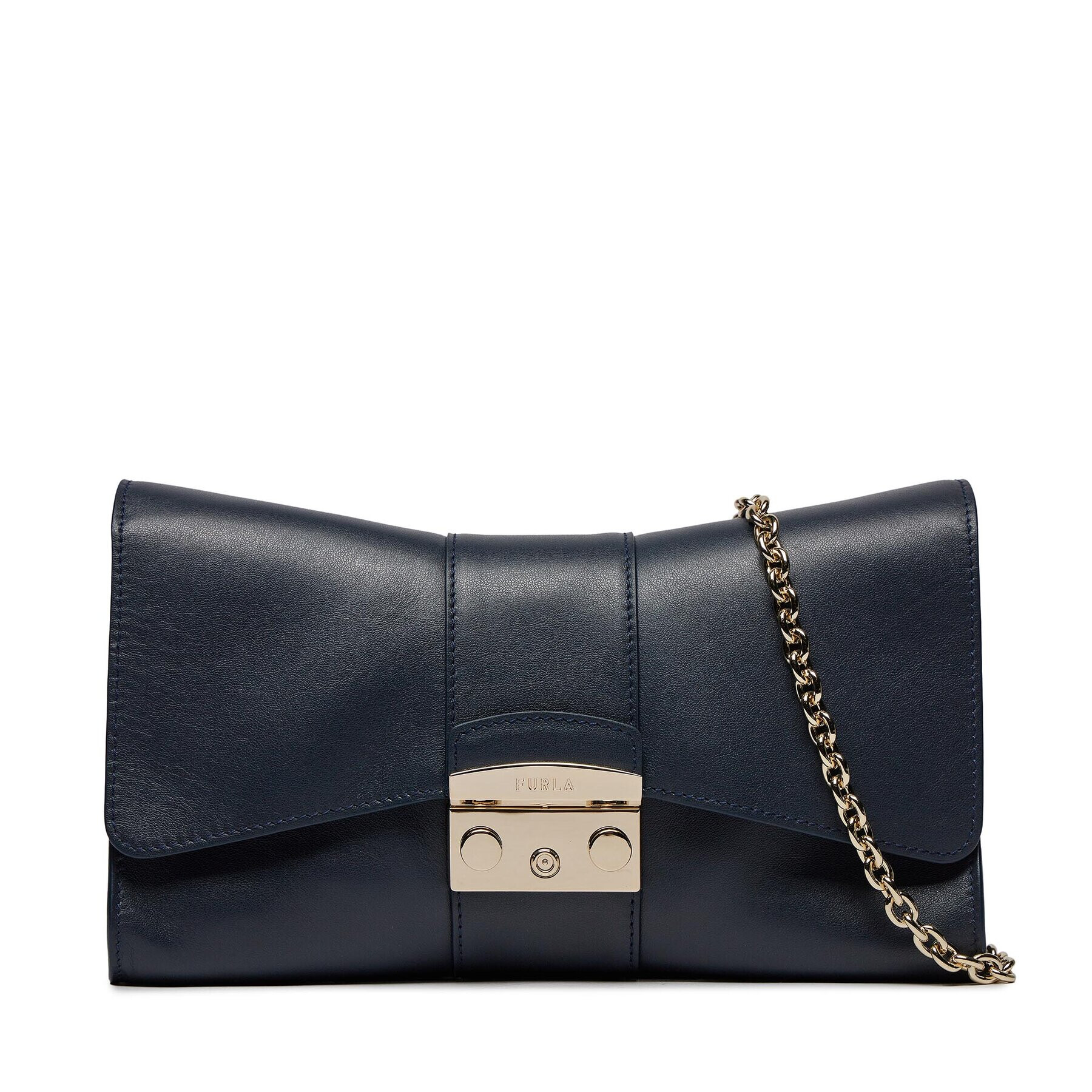 Furla Дамска чанта Metropolis S Shoulder Bag Remi WB00931-BX1709-2676S-9076 Тъмносин - Pepit.bg