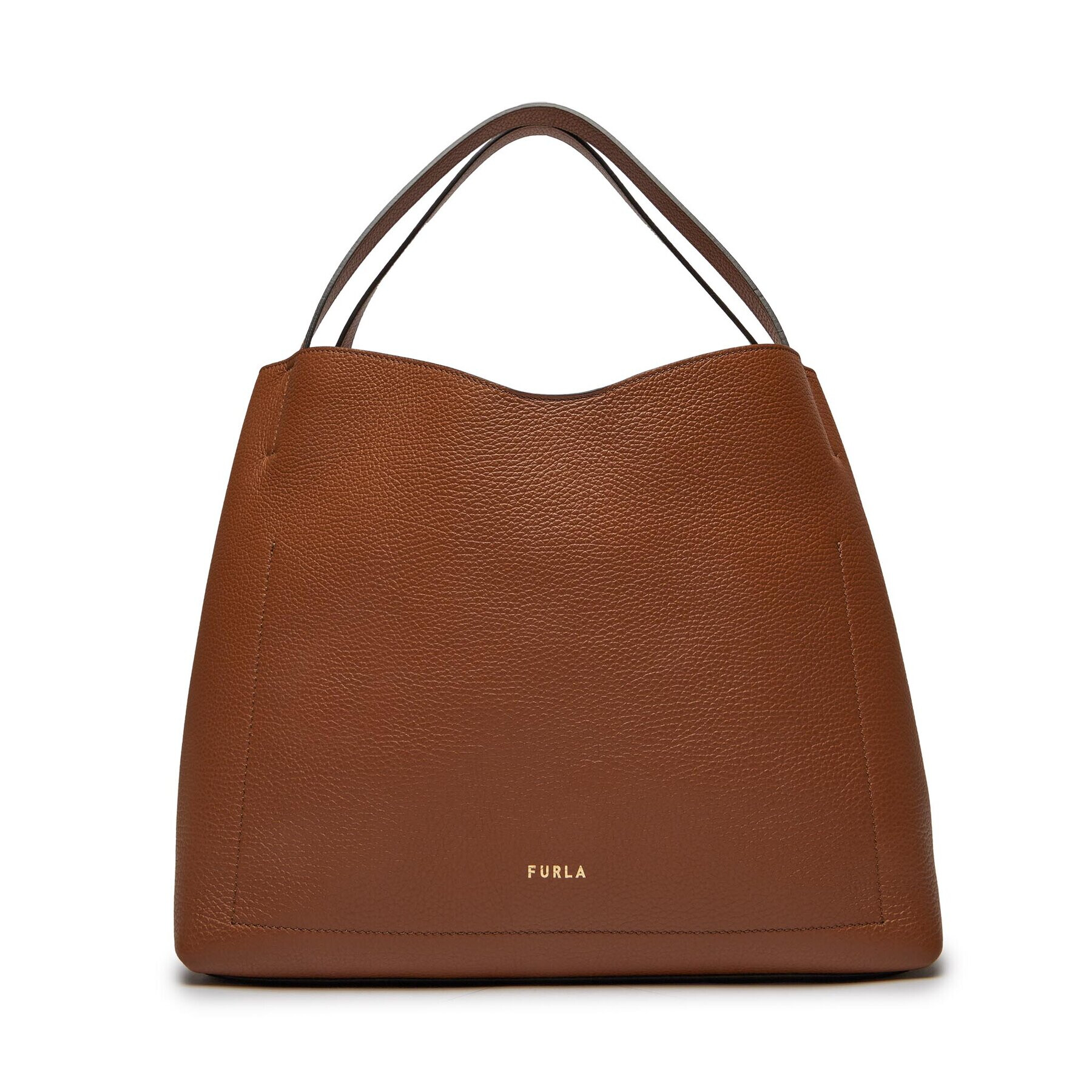 Furla Дамска чанта Primula L Hobo WB00453-HSF000-03B00-9035 Кафяв - Pepit.bg