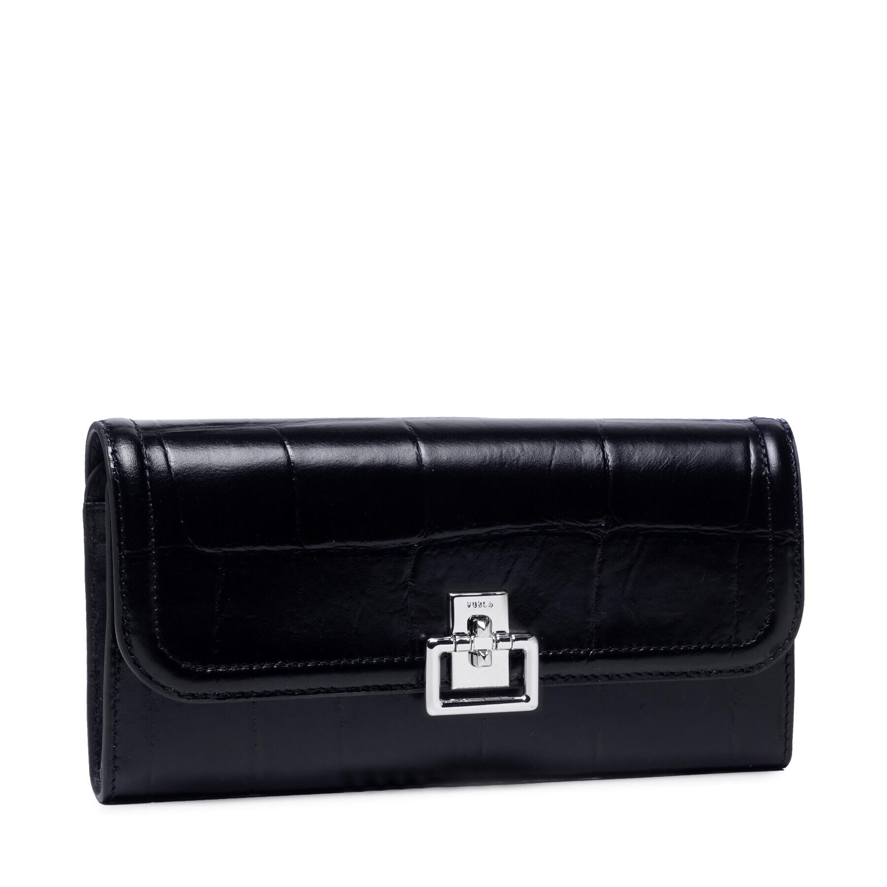 Furla Голям дамски портфейл Villa WP00136-BX0187-O6000-1-003-20-CN-P Черен - Pepit.bg