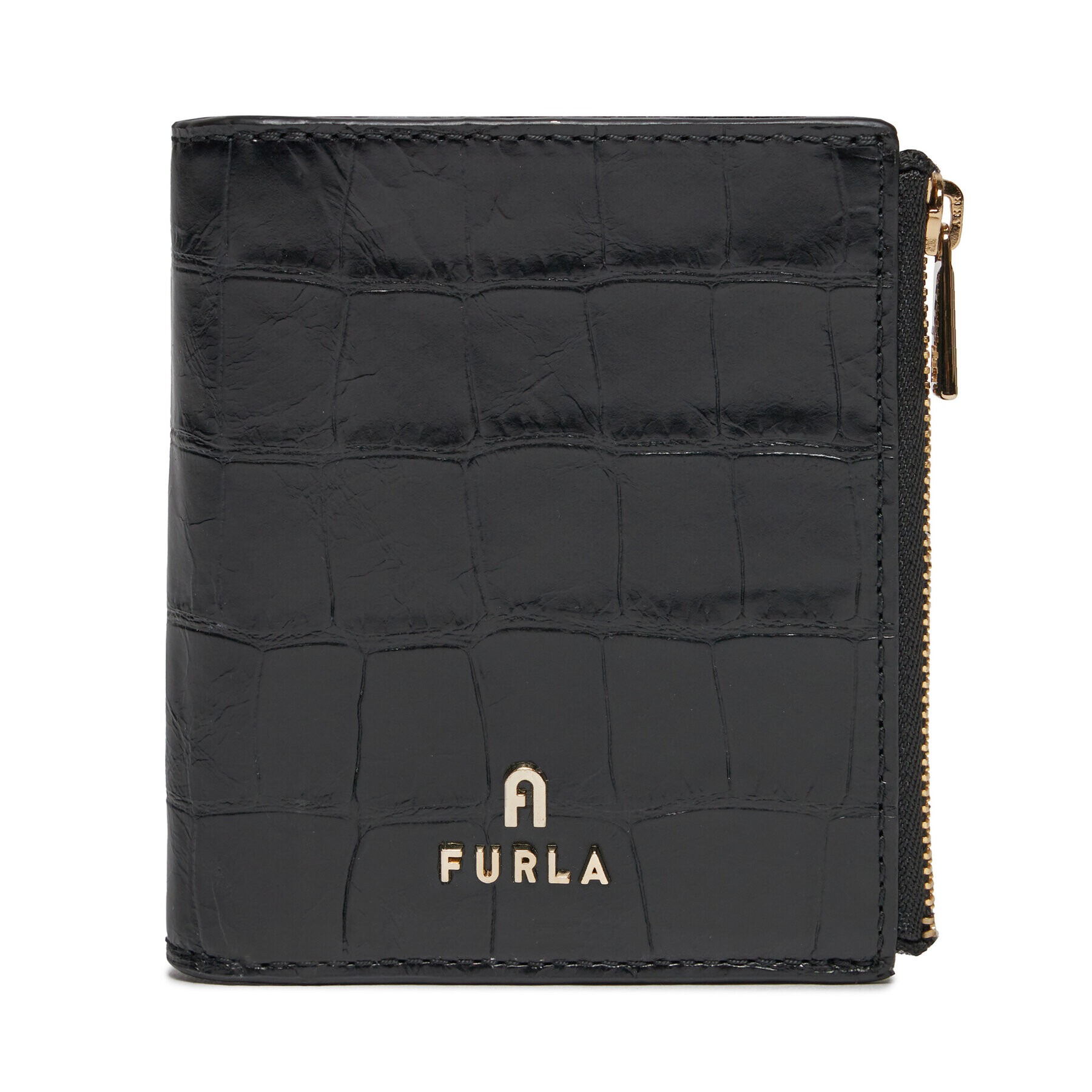 Furla Малък дамски портфейл Camelia WP00389-COV000-O6000-1007 Черен - Pepit.bg