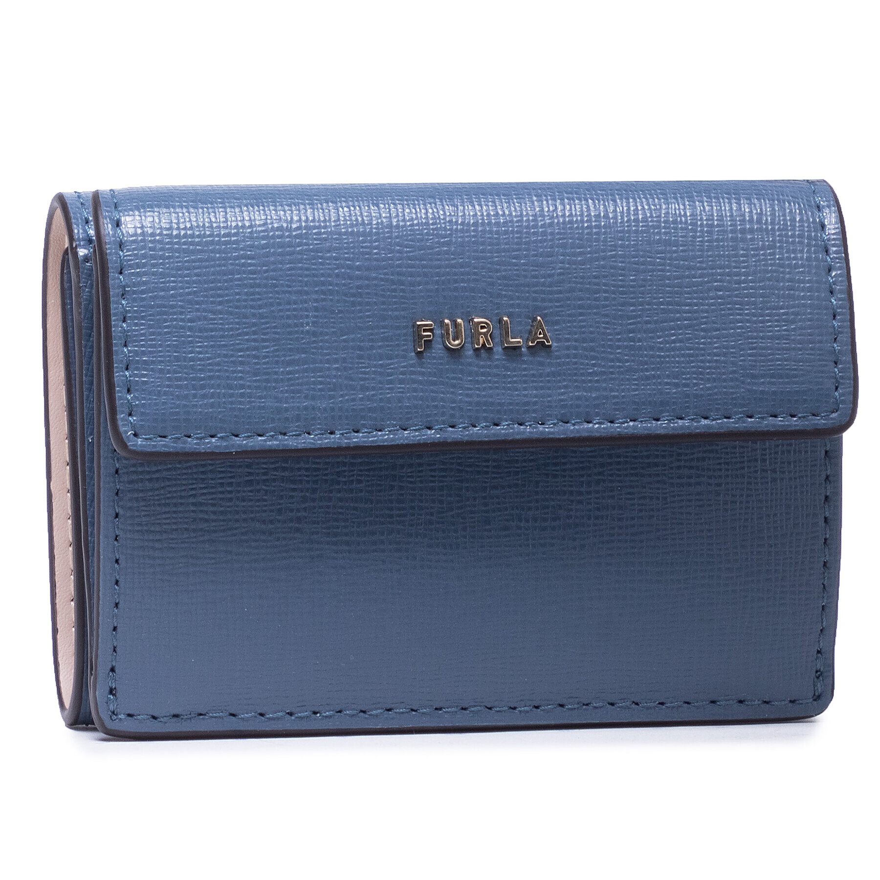 Furla Малък дамски портфейл Babylon PCY9UNO-B30000-0245S-1-007 Син - Pepit.bg