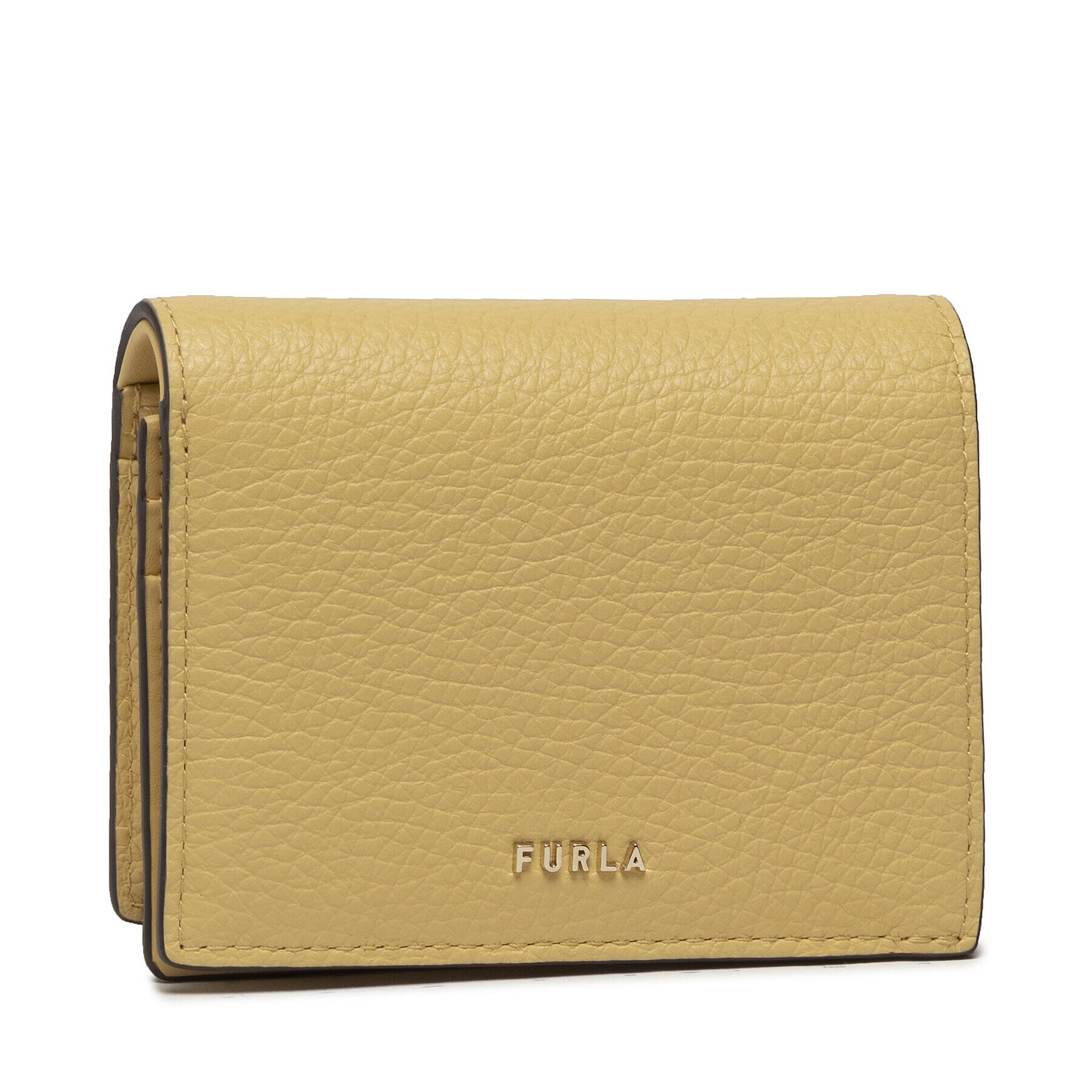 Furla Малък дамски портфейл Babylon S WP00075-HSF000-MIM00-1-007 Жълт - Pepit.bg