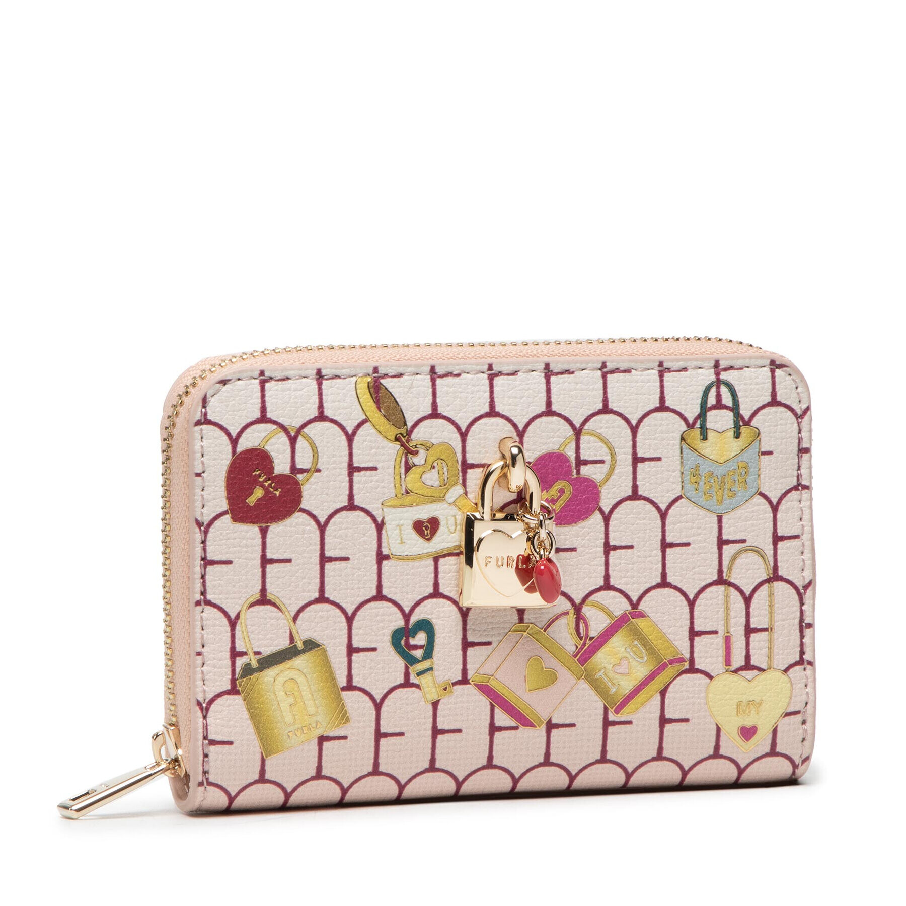 Furla Малък дамски портфейл Lovely WP00200-BX0437-0864S-1-007-20-CN-P Розов - Pepit.bg