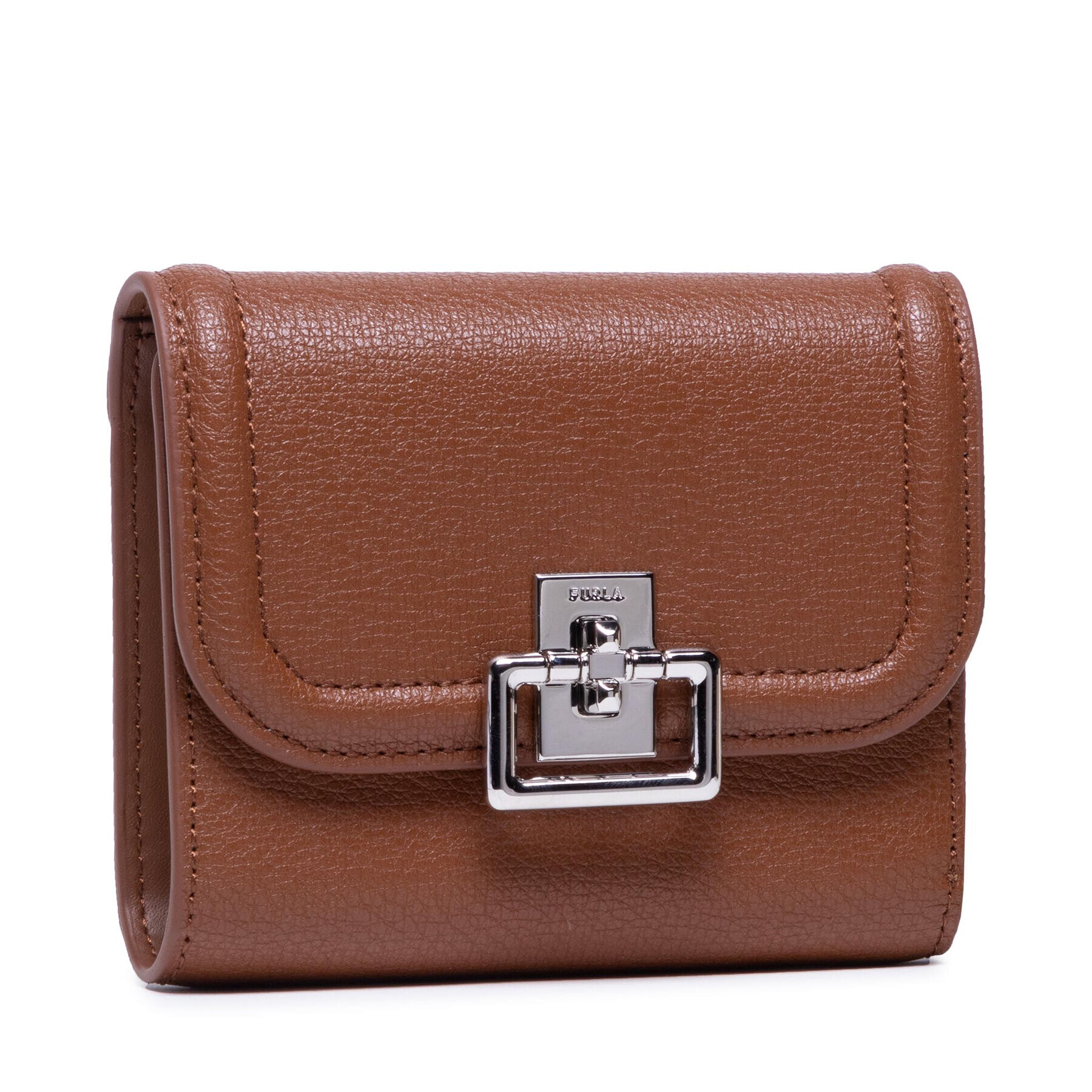 Furla Малък дамски портфейл Villa WP00137-AX0732-03B00-1-003-20-CN-P Кафяв - Pepit.bg