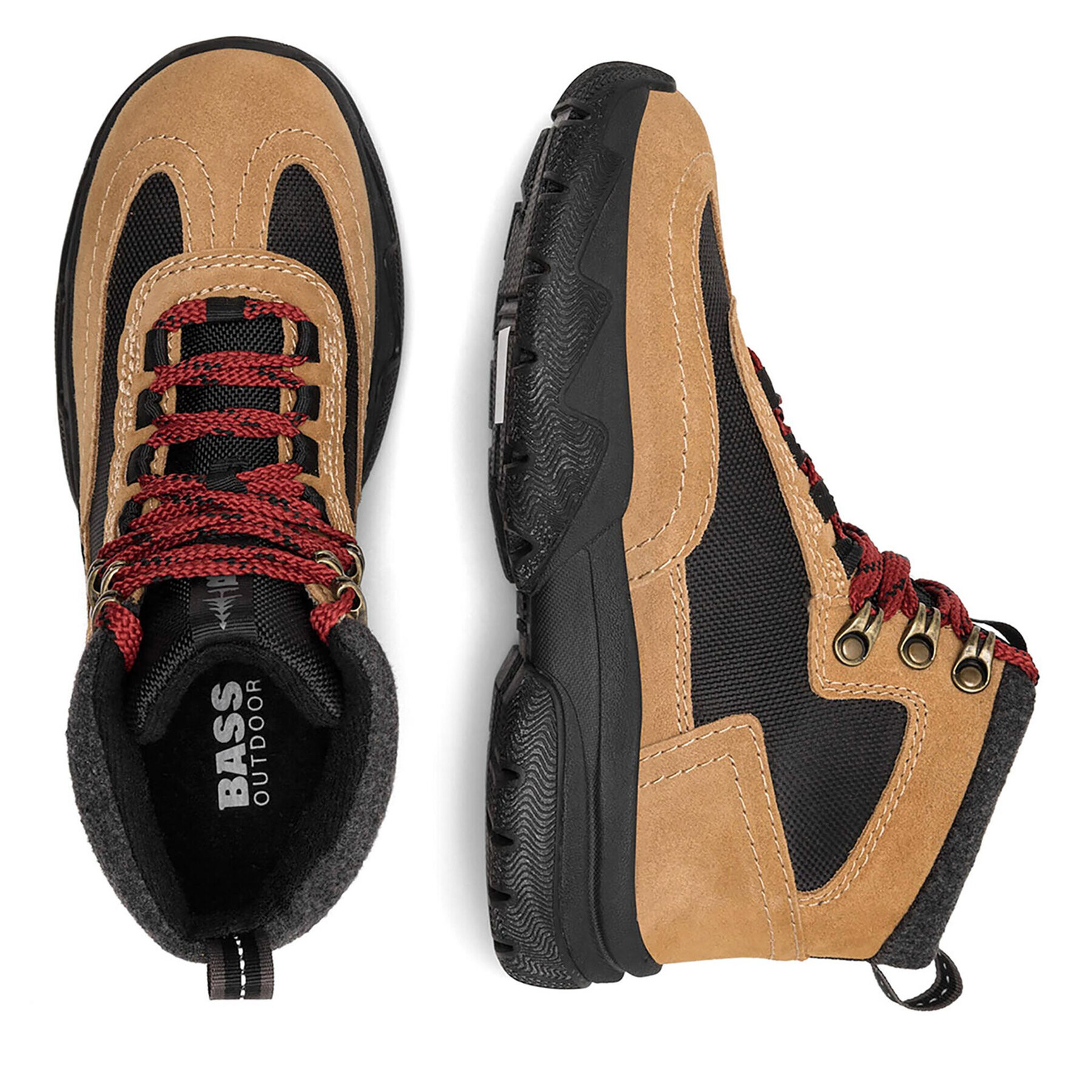 BASS OUTDOOR Туристически BA11F002 Кафяв - Pepit.bg
