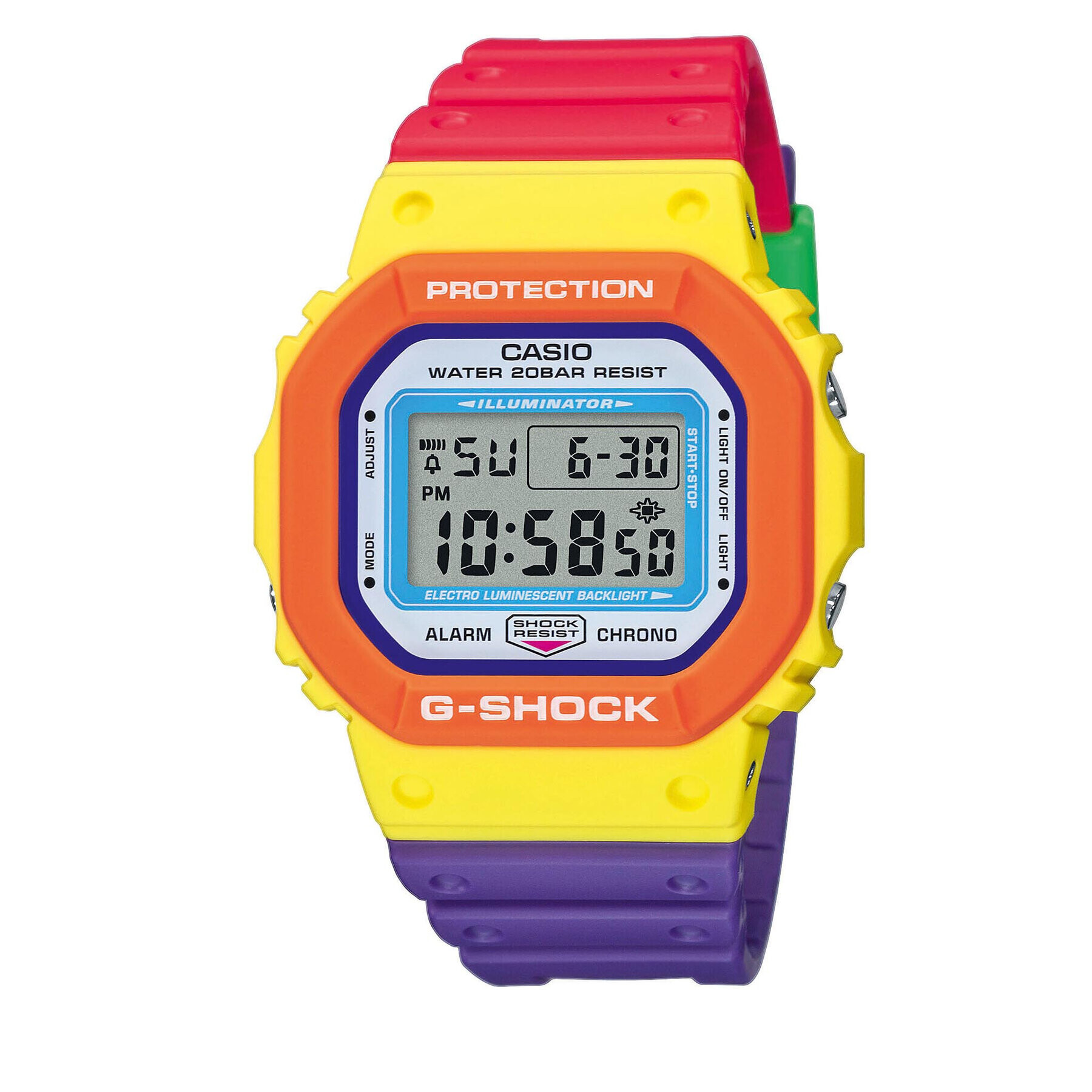 G-Shock Часовник DW-5610DN-9ER Виолетов - Pepit.bg