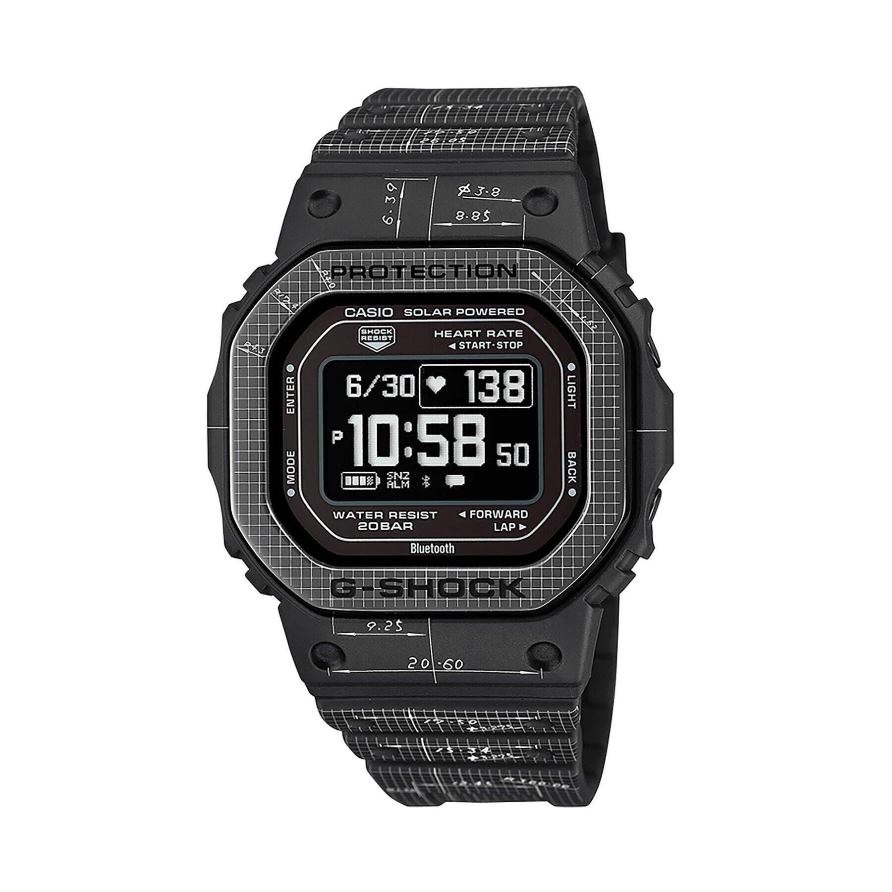 G-Shock Часовник DW-H5600EX-1ER Черен - Pepit.bg