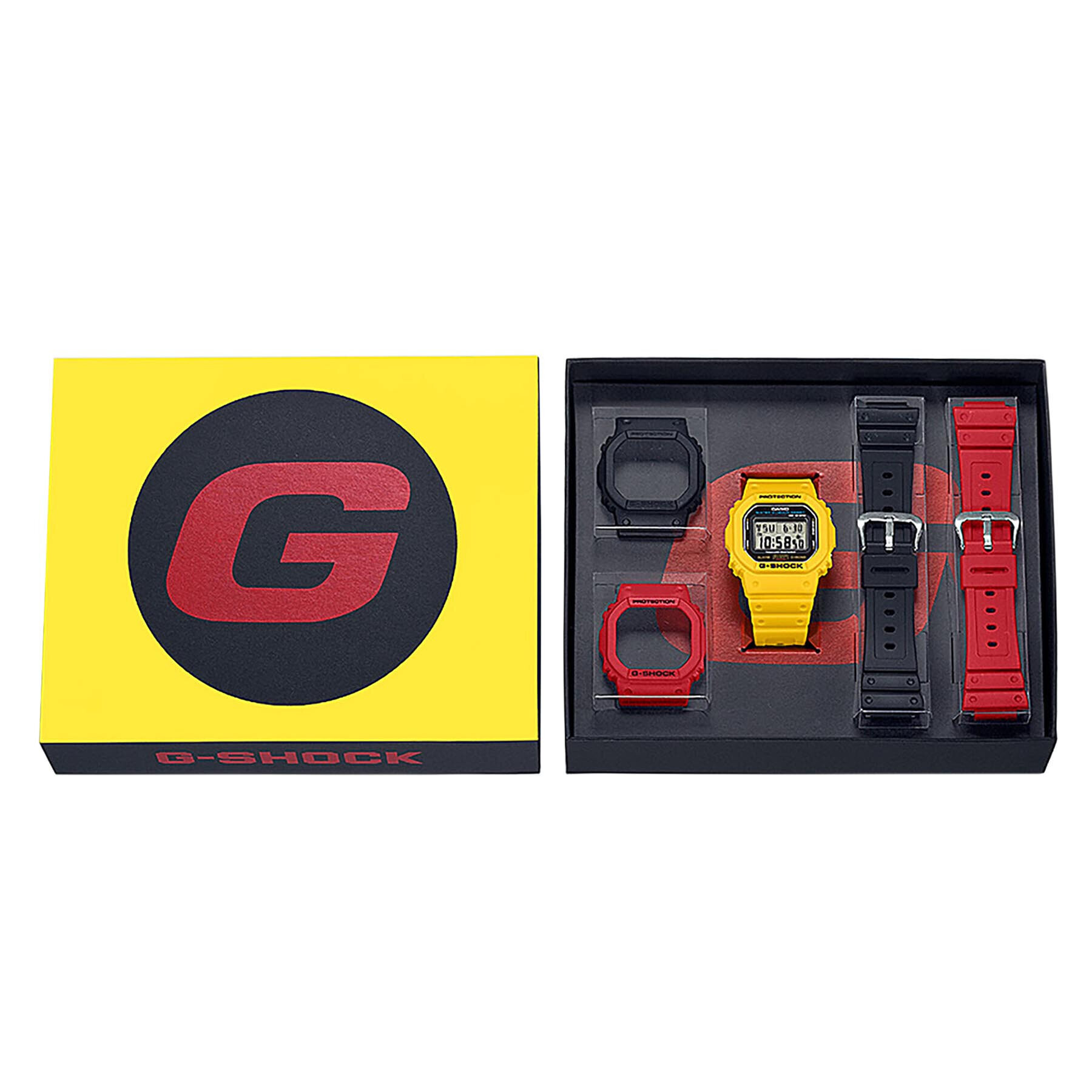 G-Shock Часовник DWE-5600R-9ER Жълт - Pepit.bg