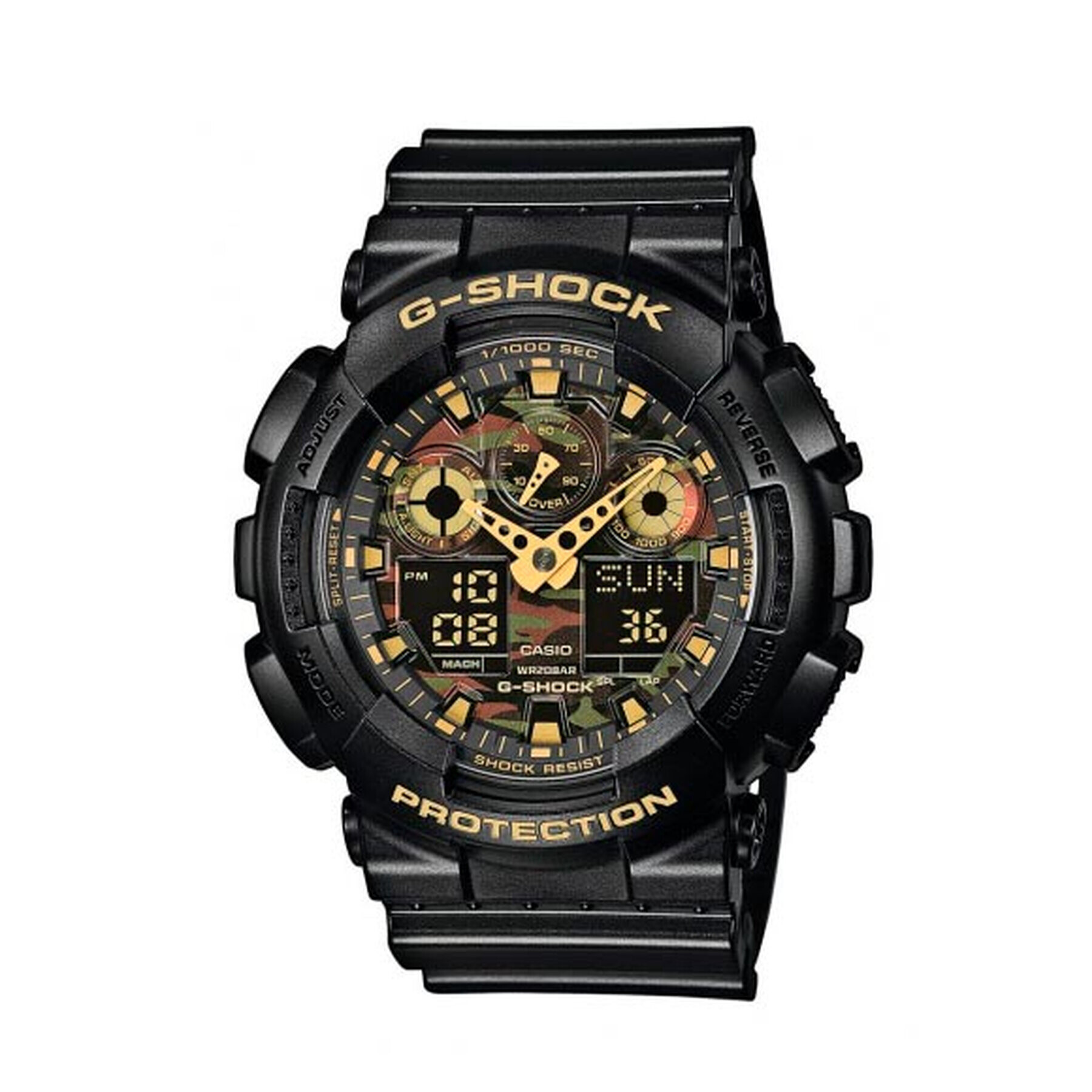 G-Shock Часовник GA-100CF-1A9ER Черен - Pepit.bg