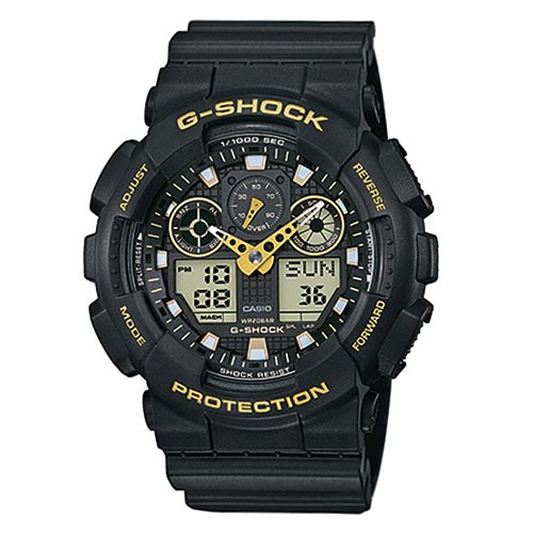 G-Shock Часовник GA-100GBX-1A9ER Черен - Pepit.bg