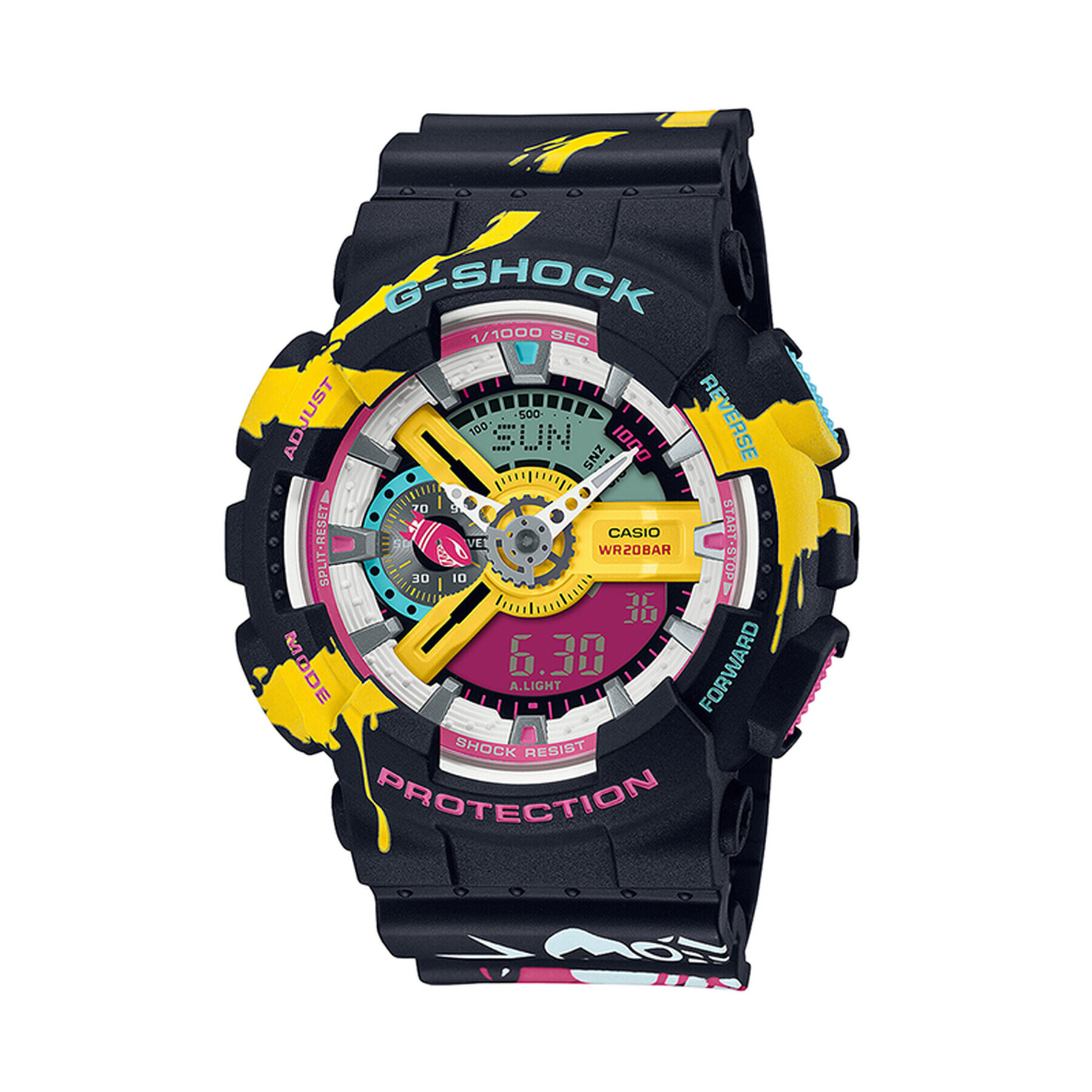 G-Shock Часовник GA-110LL-1AER Черен - Pepit.bg