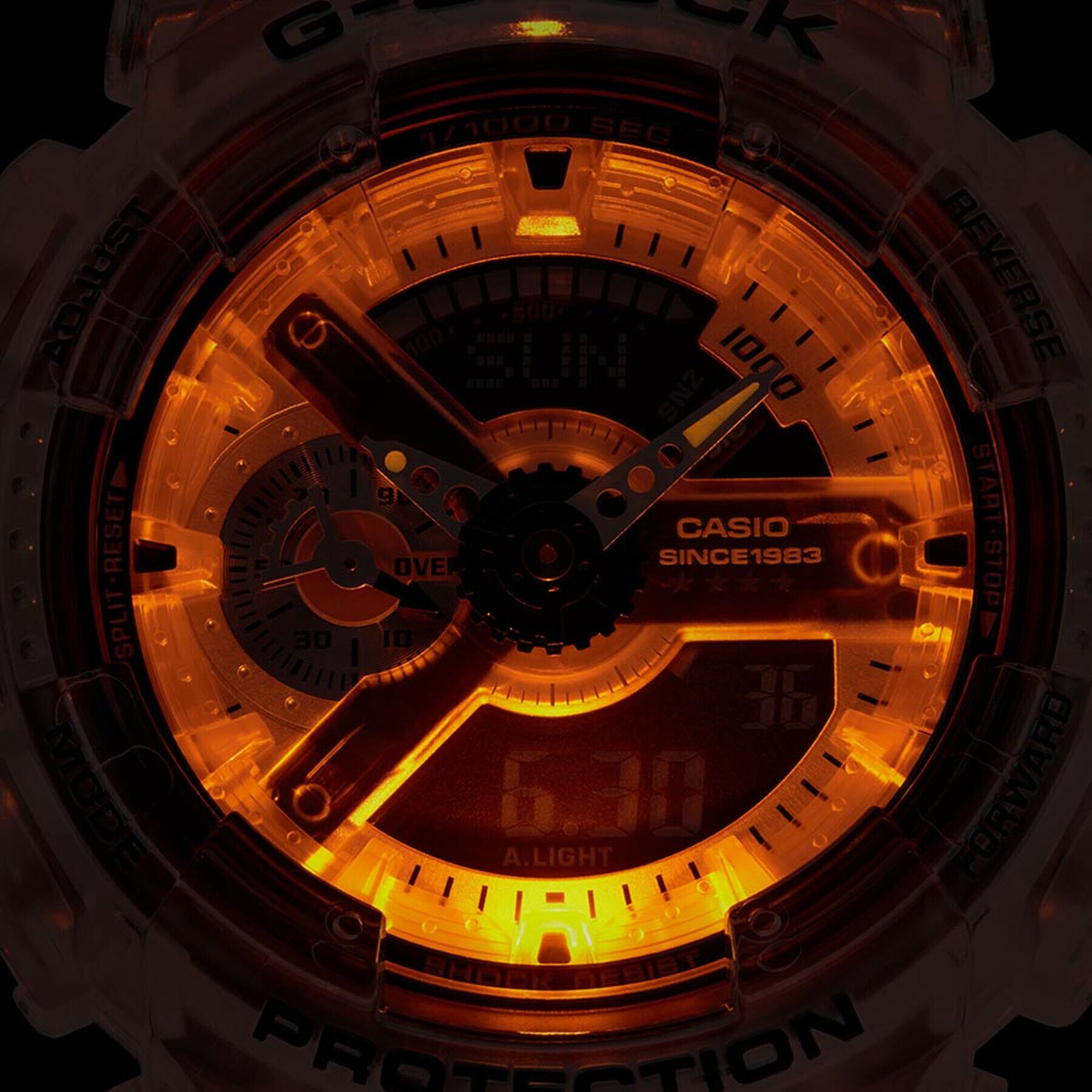 G-Shock Часовник GA-114RX-7AER Прозрачен - Pepit.bg