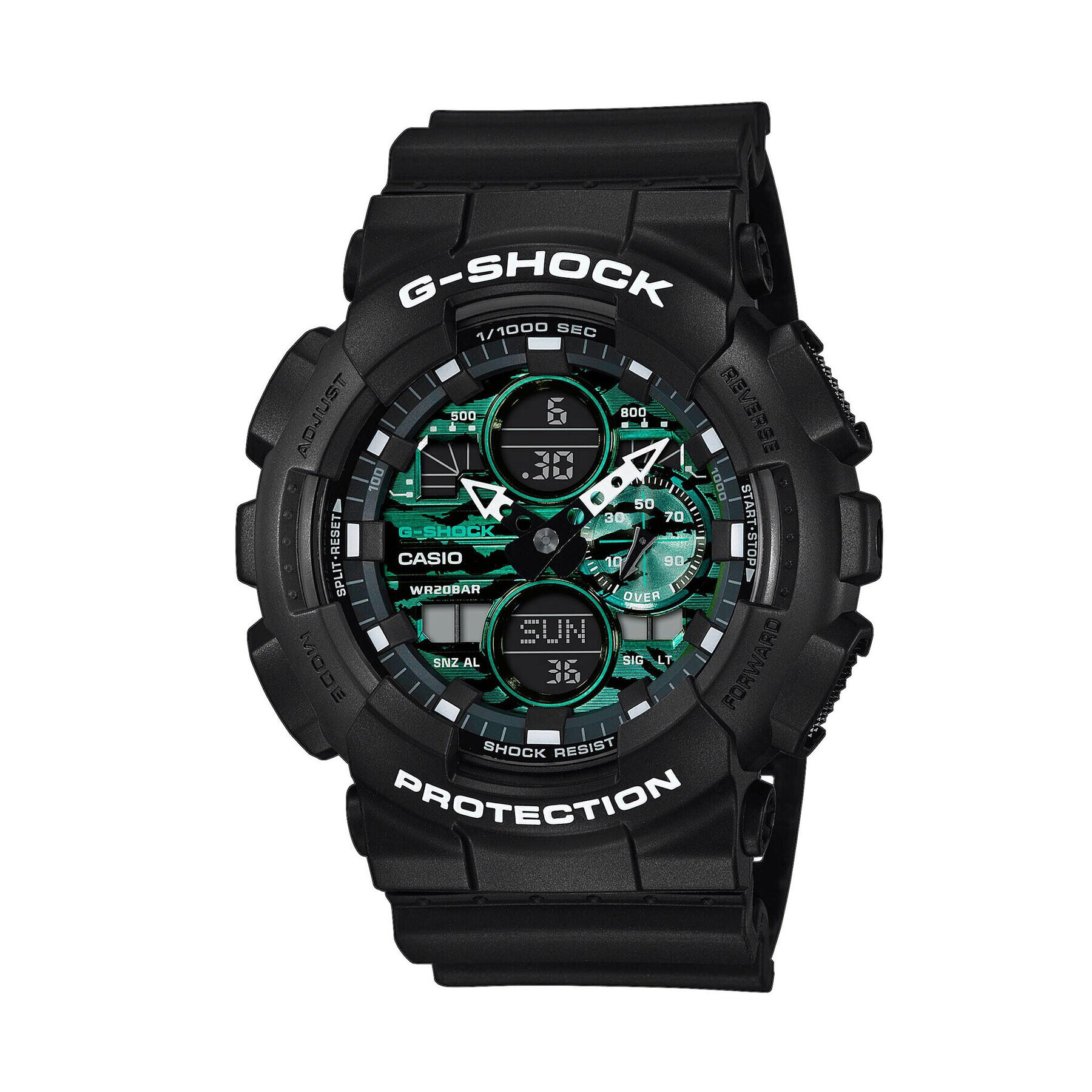 G-Shock Часовник GA-140MG-1AER Черен - Pepit.bg