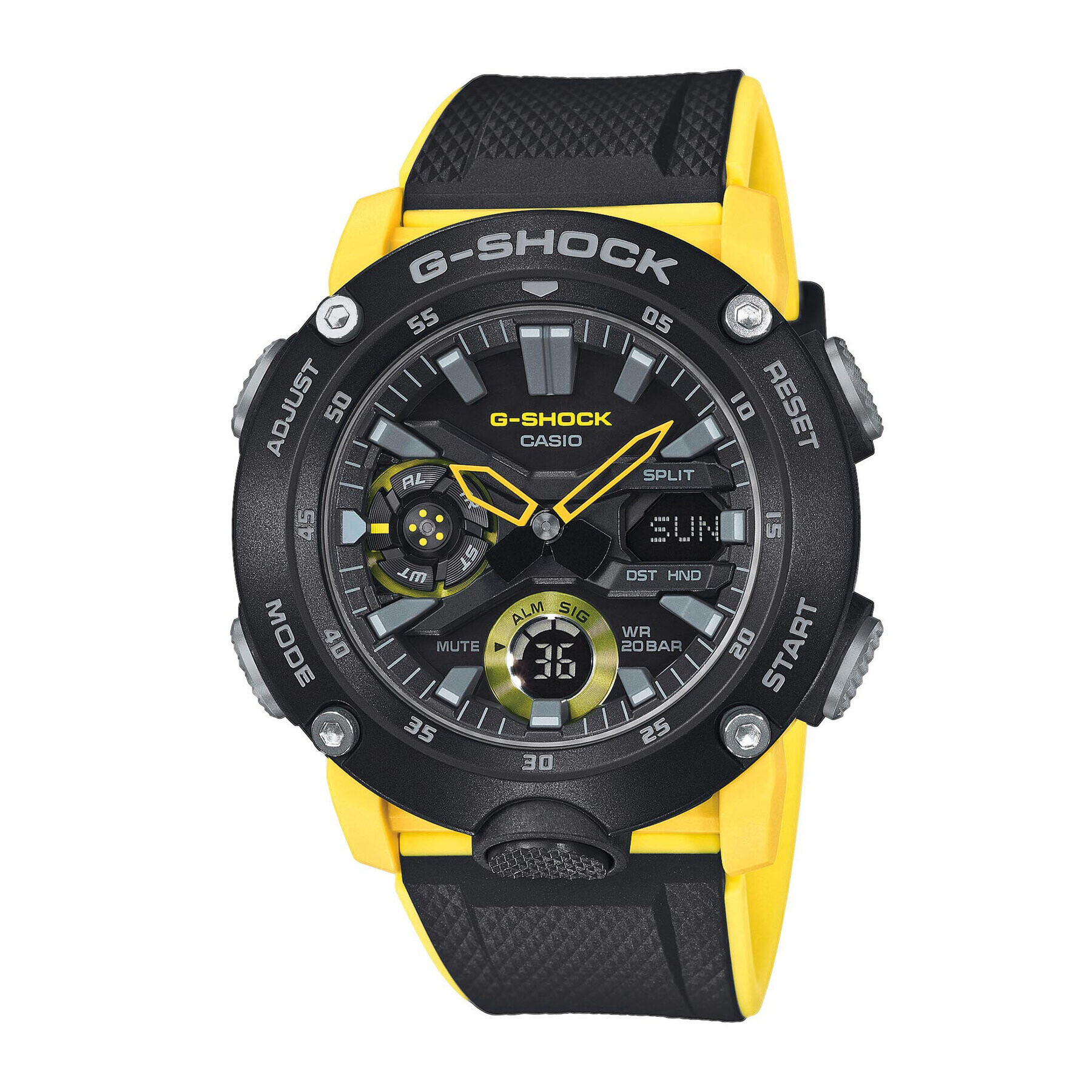 G-Shock Часовник GA-2000-1A9ER Черен - Pepit.bg